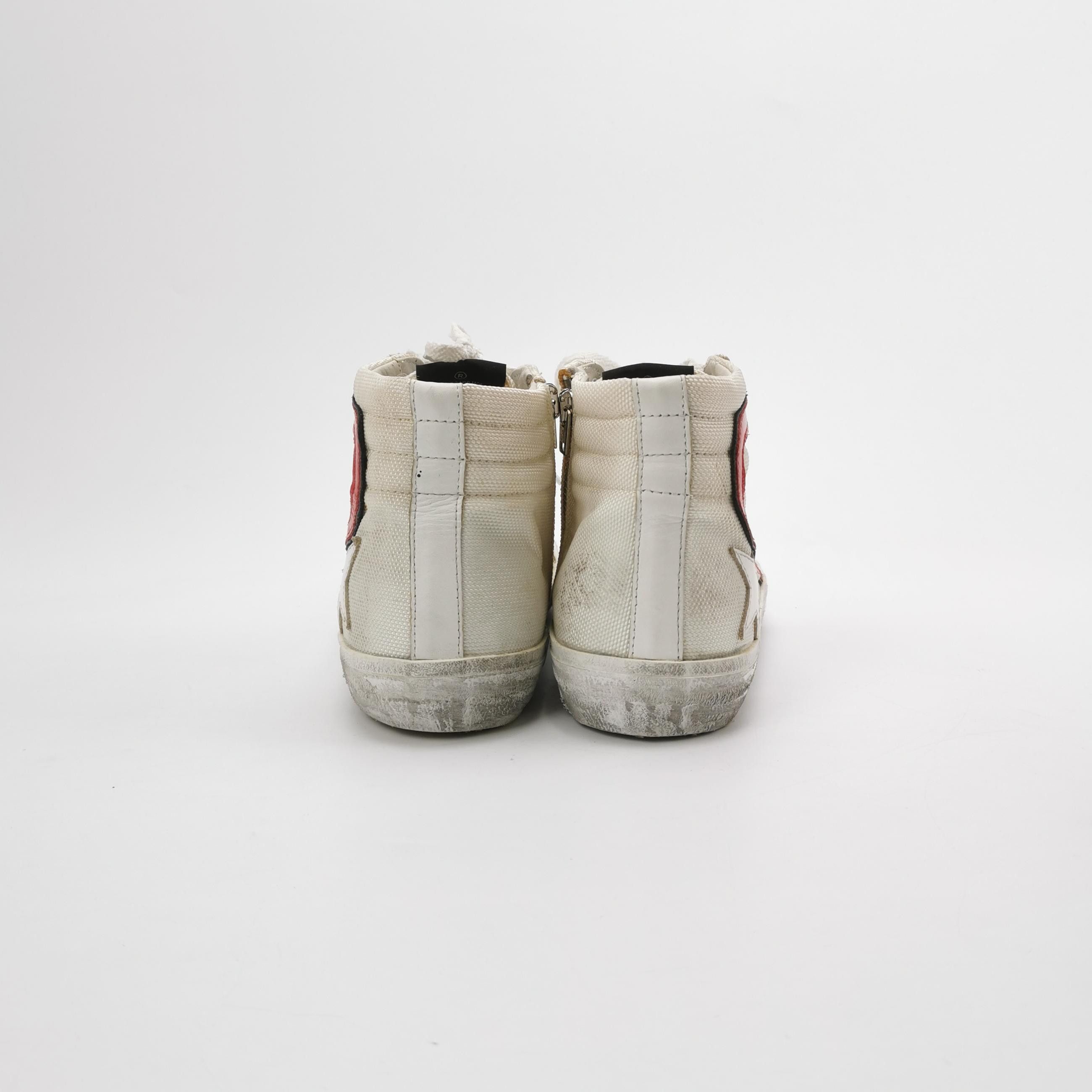 Golden Goose Golden Goose Slide Distressed Canvas Sneakers EU 41 Size US 8 / EU 41 - 5 Thumbnail