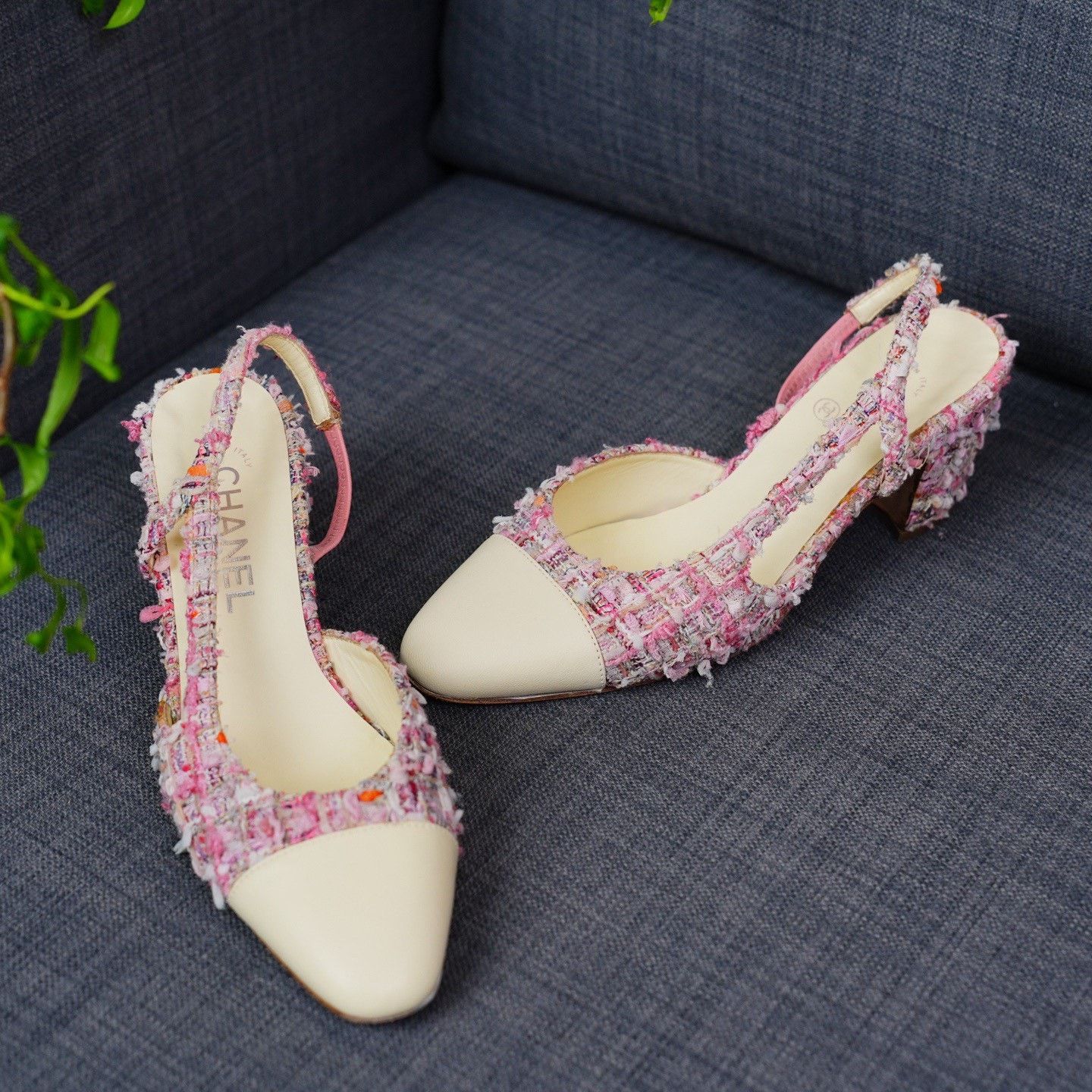 Chanel Chanel Knit Pink Sandals us_7-5 Women Size US 7.5 / IT 37.5 - 3 Thumbnail
