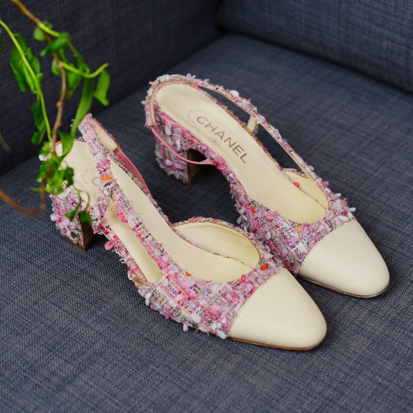 Chanel Chanel Knit Pink Sandals us_7-5 Women Size US 7.5 / IT 37.5 - 5 Thumbnail