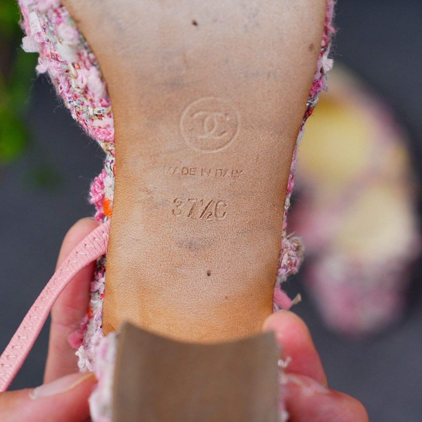 Chanel Chanel Knit Pink Sandals us_7-5 Women Size US 7.5 / IT 37.5 - 7 Thumbnail