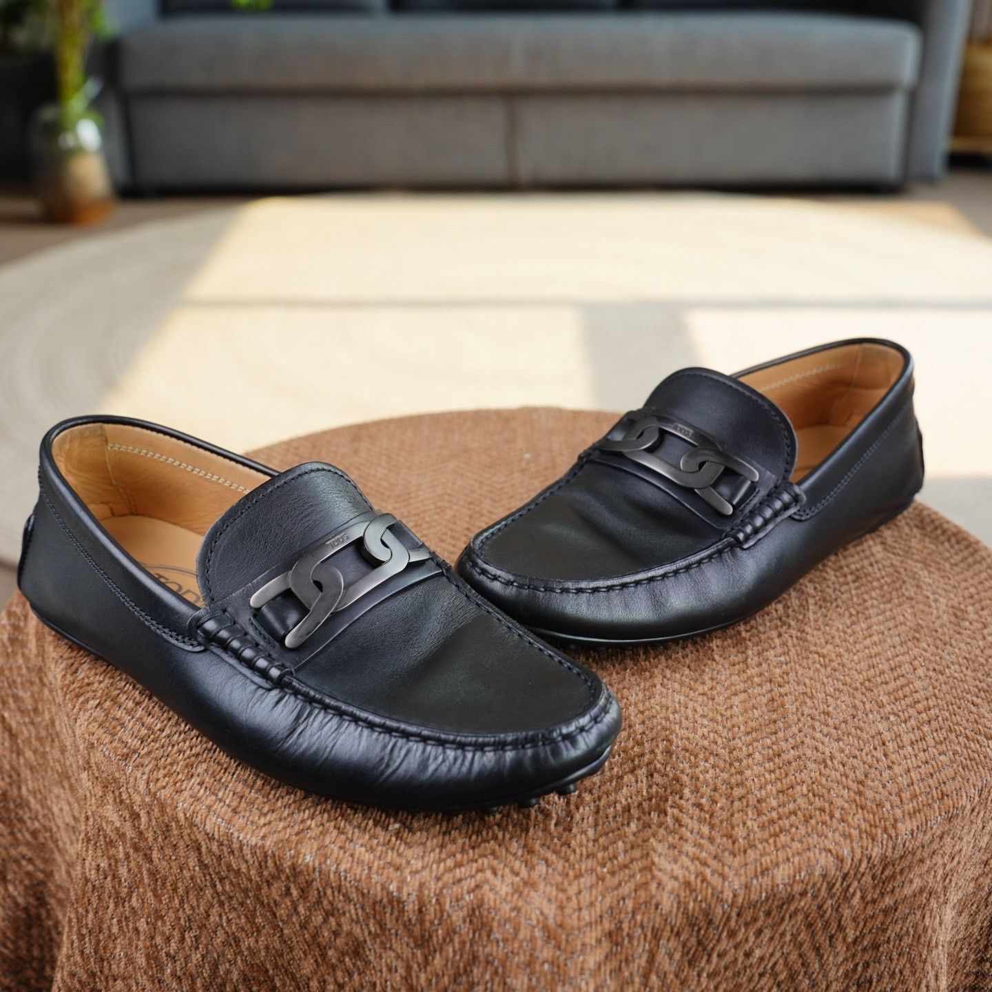 Tod's Tod's Leather Black Lowtop Sneakers us_9 Women Size US 9 / IT 39 - 2 Thumbnail