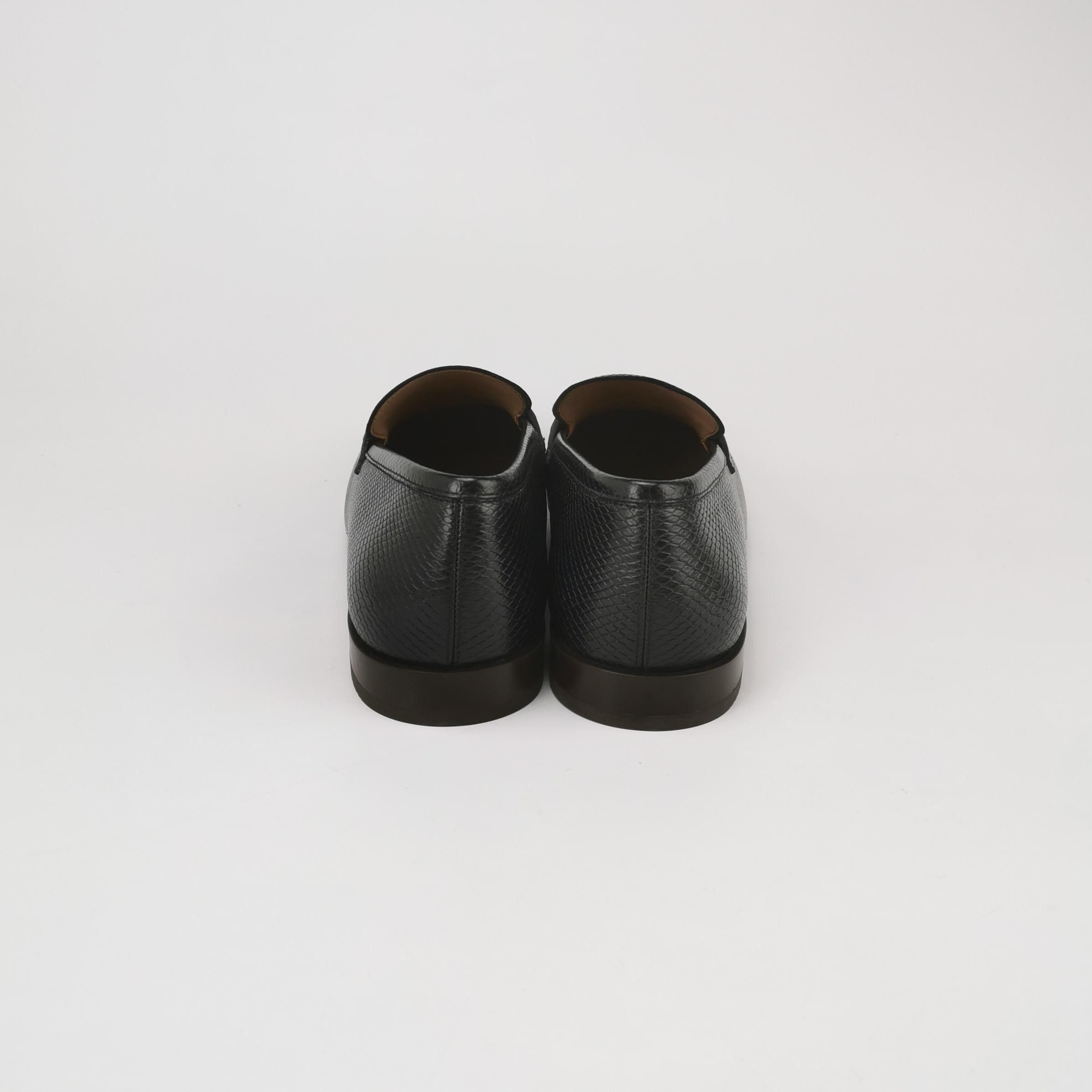 Salvatore Ferragamo Salvatore Ferragamo Textured Leather Loafers EU 42.5 Size US 9 / EU 42 - 5 Thumbnail