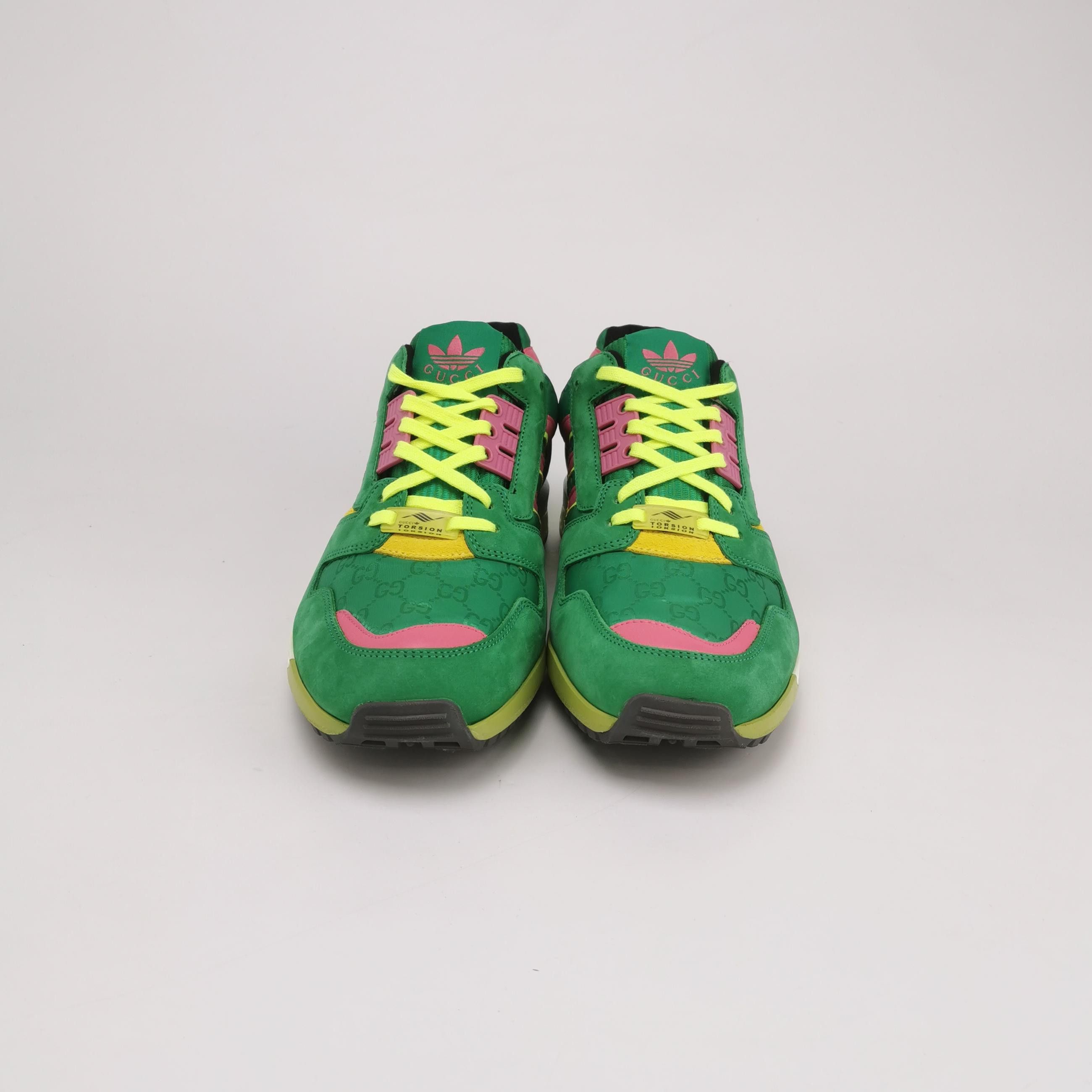 Gucci Gucci x Adidas ZX8000 Green Suede Sneakers Size 8.5 Size US 9 / EU 42 - 4 Thumbnail