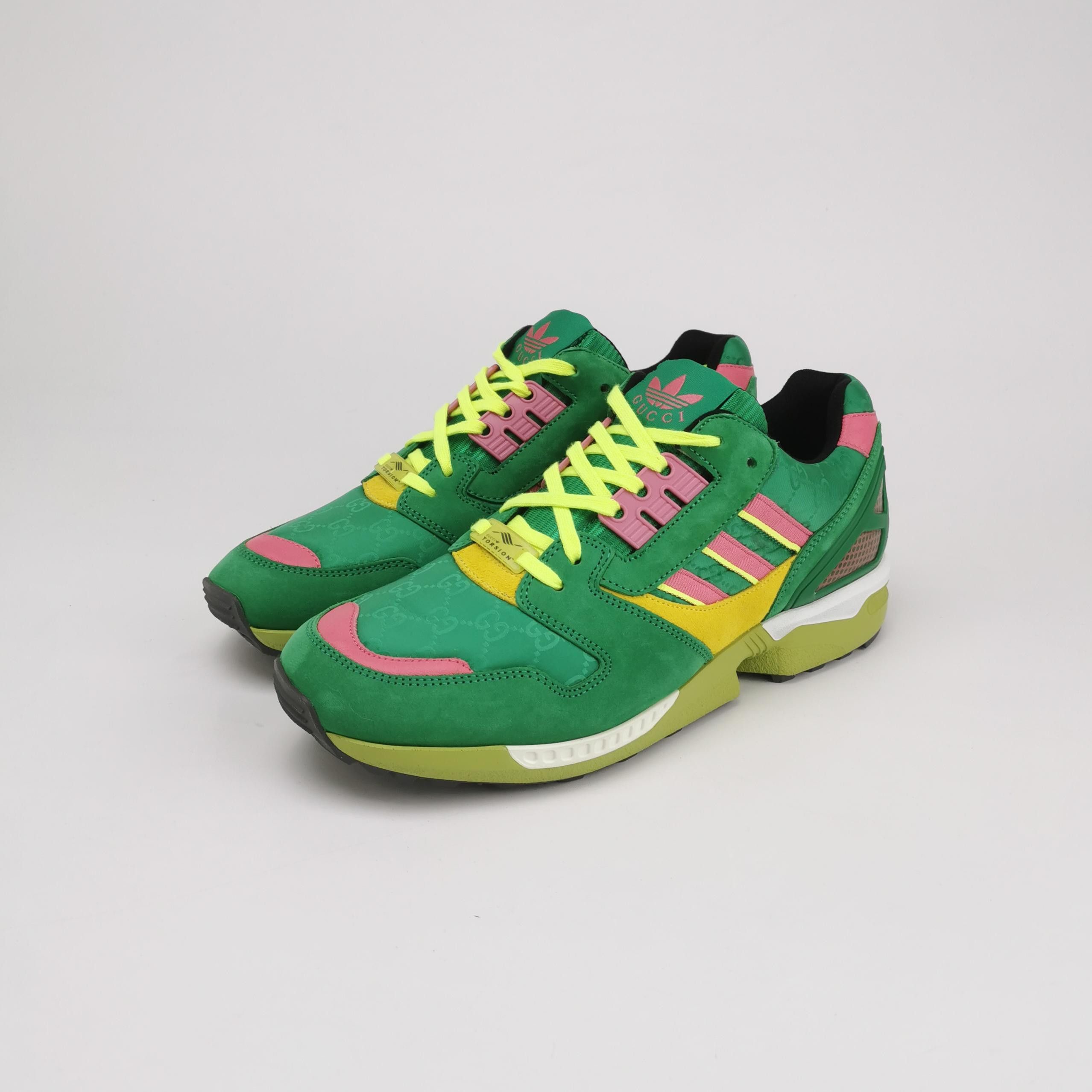 Gucci Gucci x Adidas ZX8000 Green Suede Sneakers Size 8.5 Size US 9 / EU 42 - 3 Thumbnail
