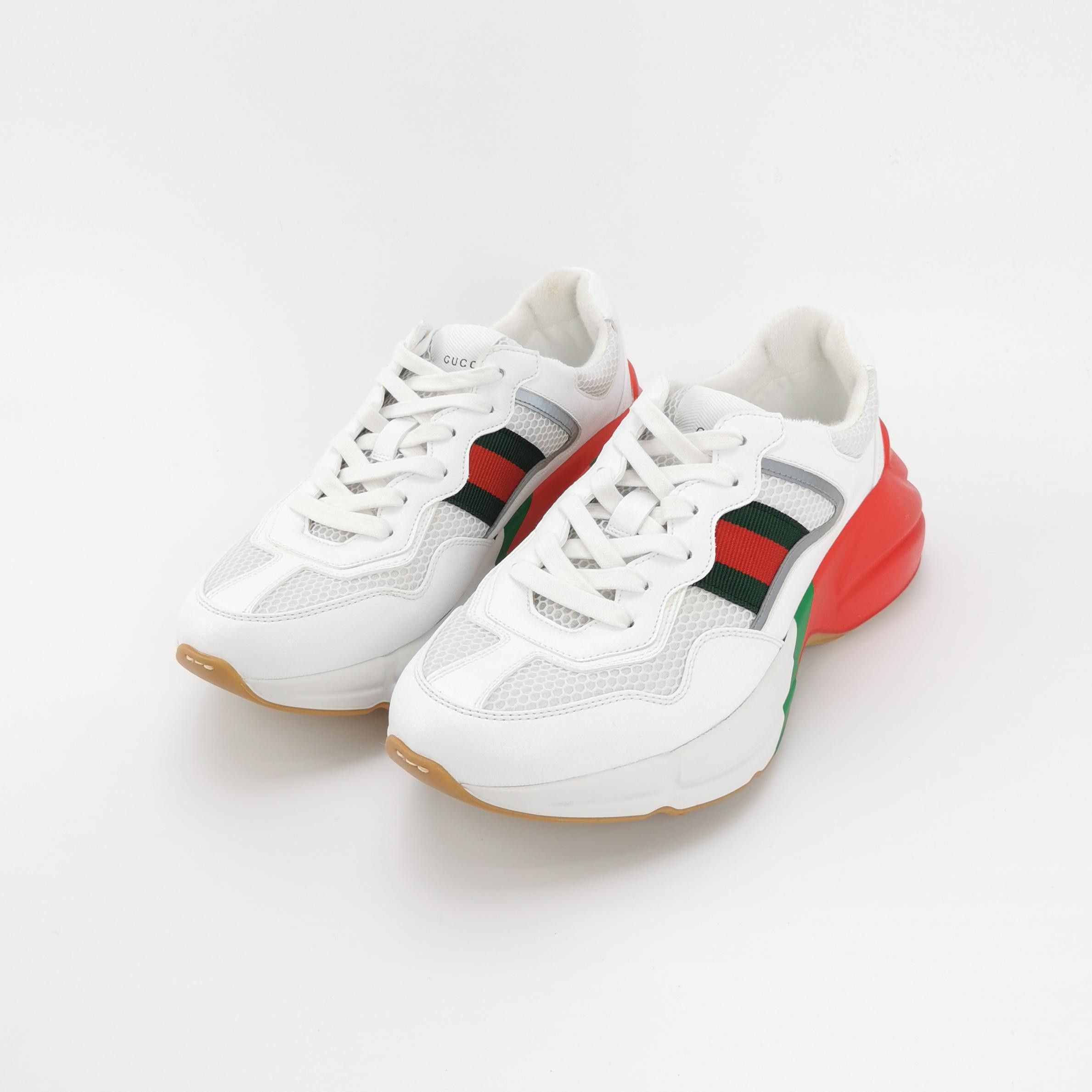 Gucci Gucci Rhyton Mesh Panel Sneakers Size EU 40.5 Size US 7 / EU 40 - 3 Thumbnail