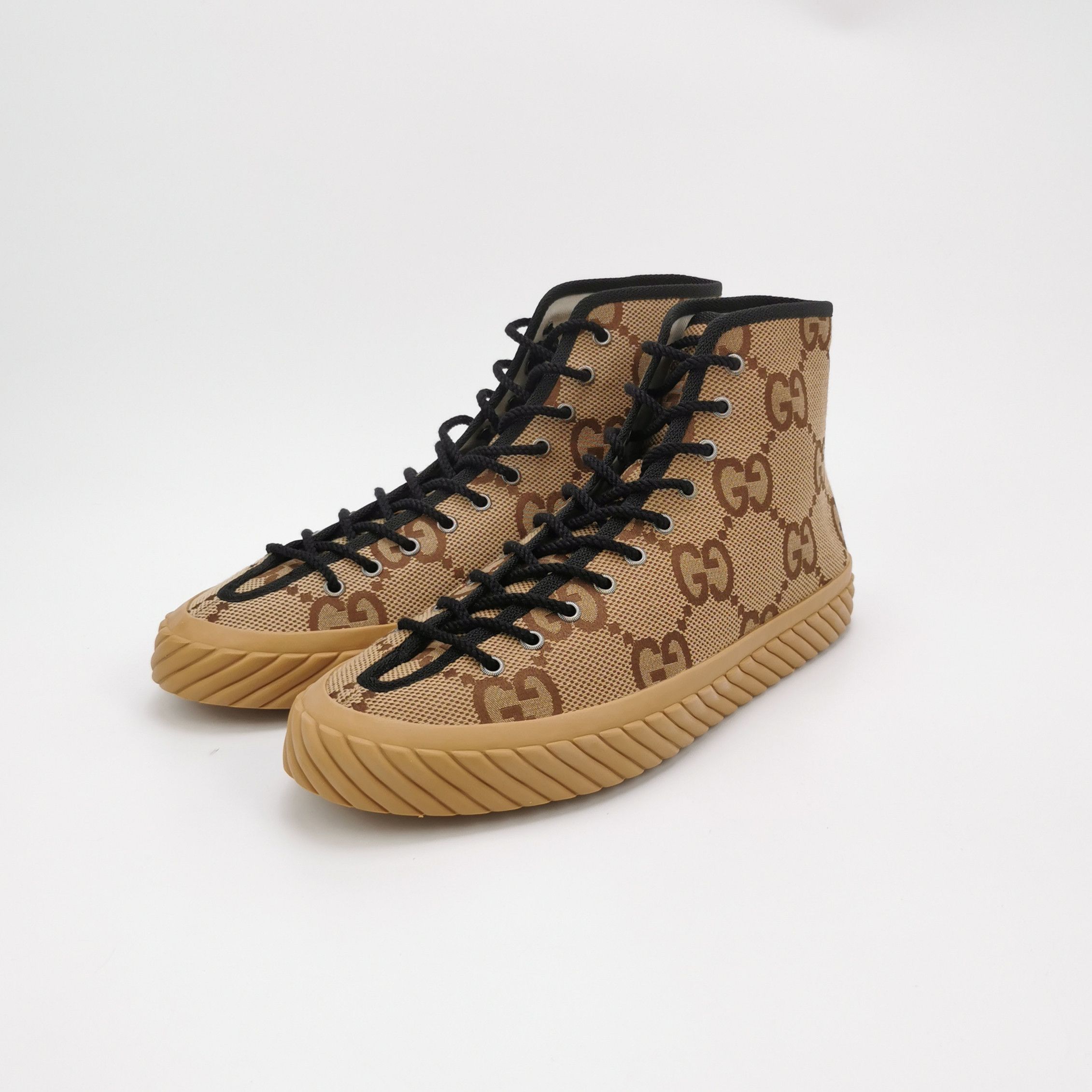 Gucci Gucci GG Canvas High Top Sneakers Size 12 Size US 13 / EU 46 - 3 Thumbnail