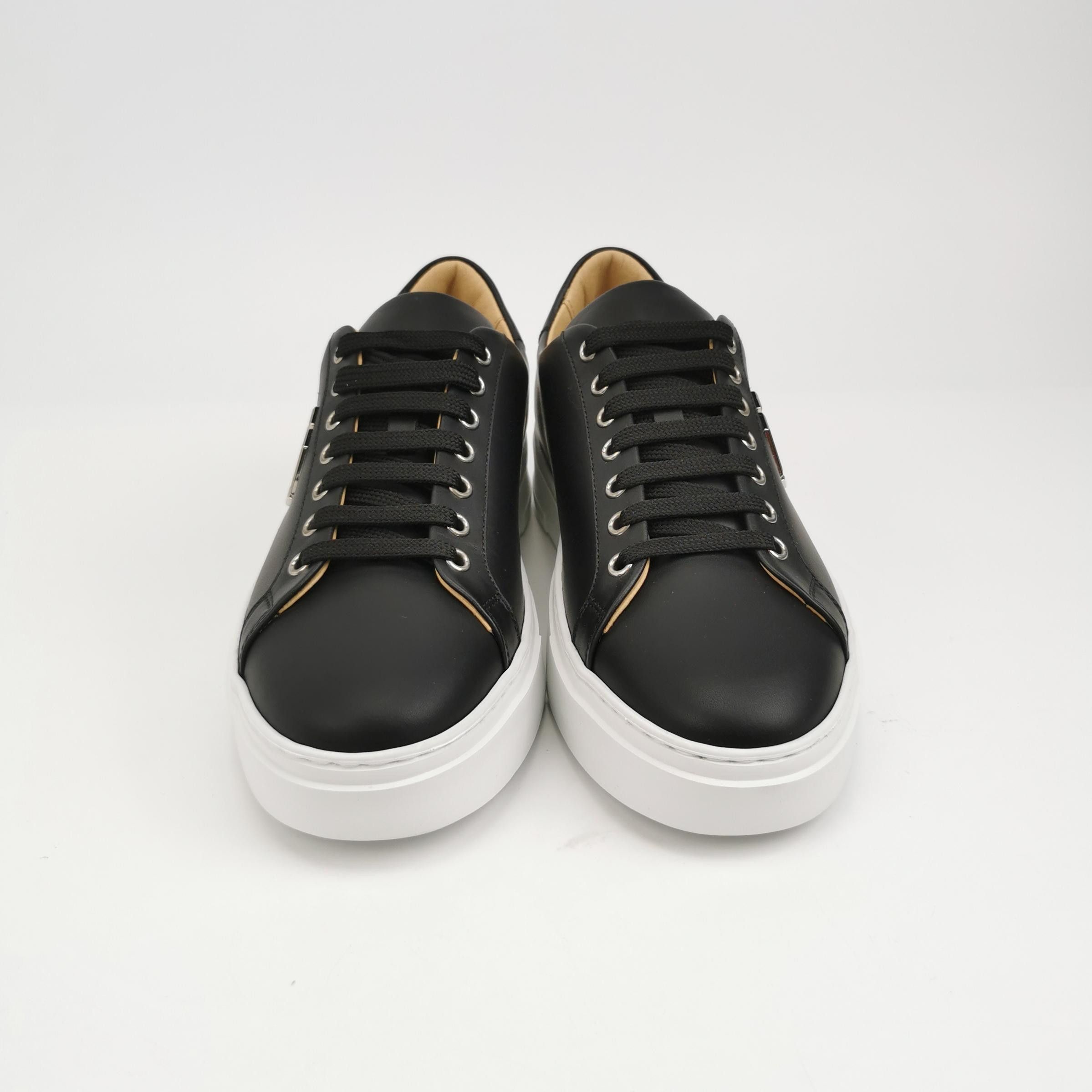 Philipp Plein Philipp Plein Leather Logo Low-Top Sneakers 41.5 Size US 8 / EU 41 - 4 Thumbnail