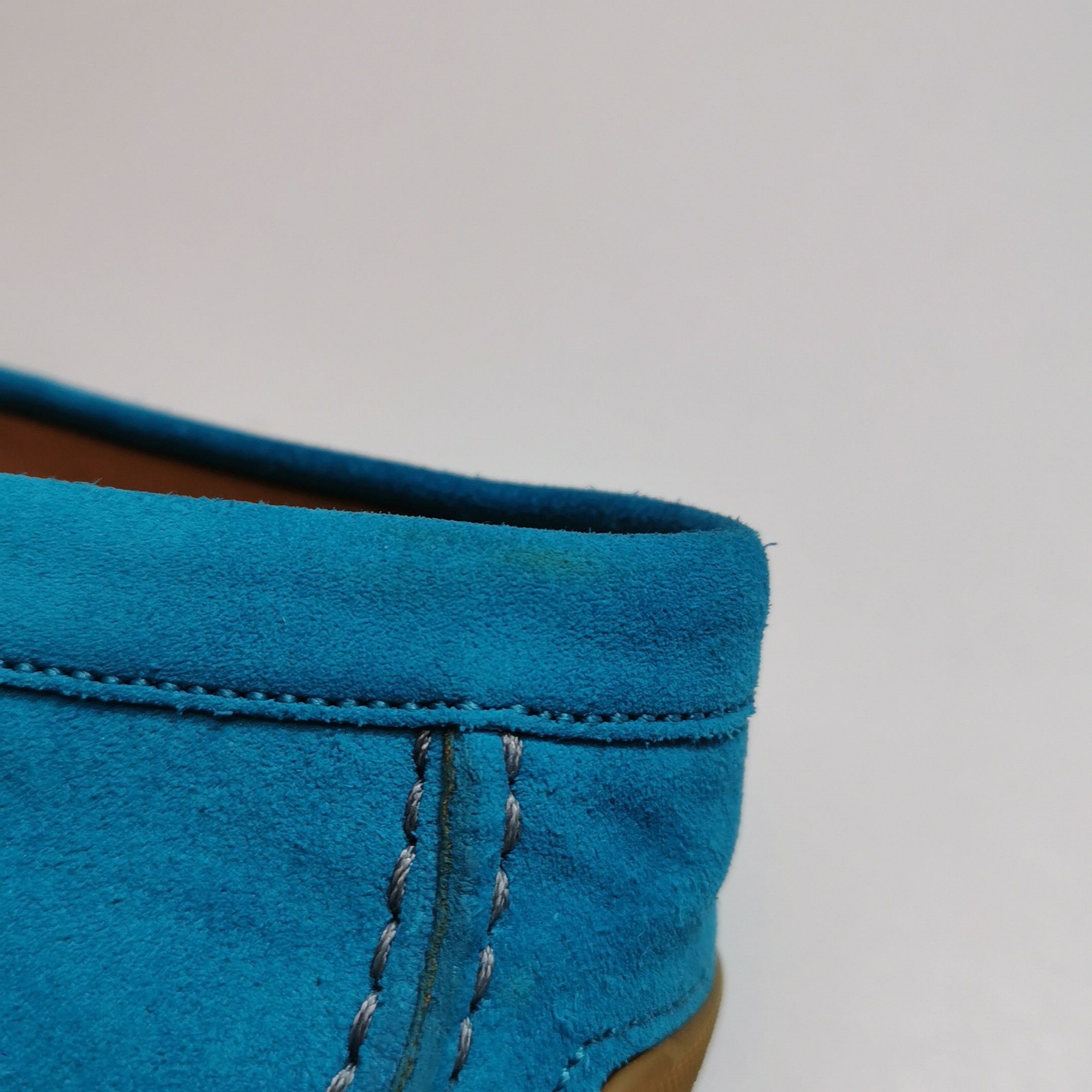 Bally Bally Blue Suede Striped Logo Loafers Size 39 Size US 6 / EU 39 - 8 Thumbnail