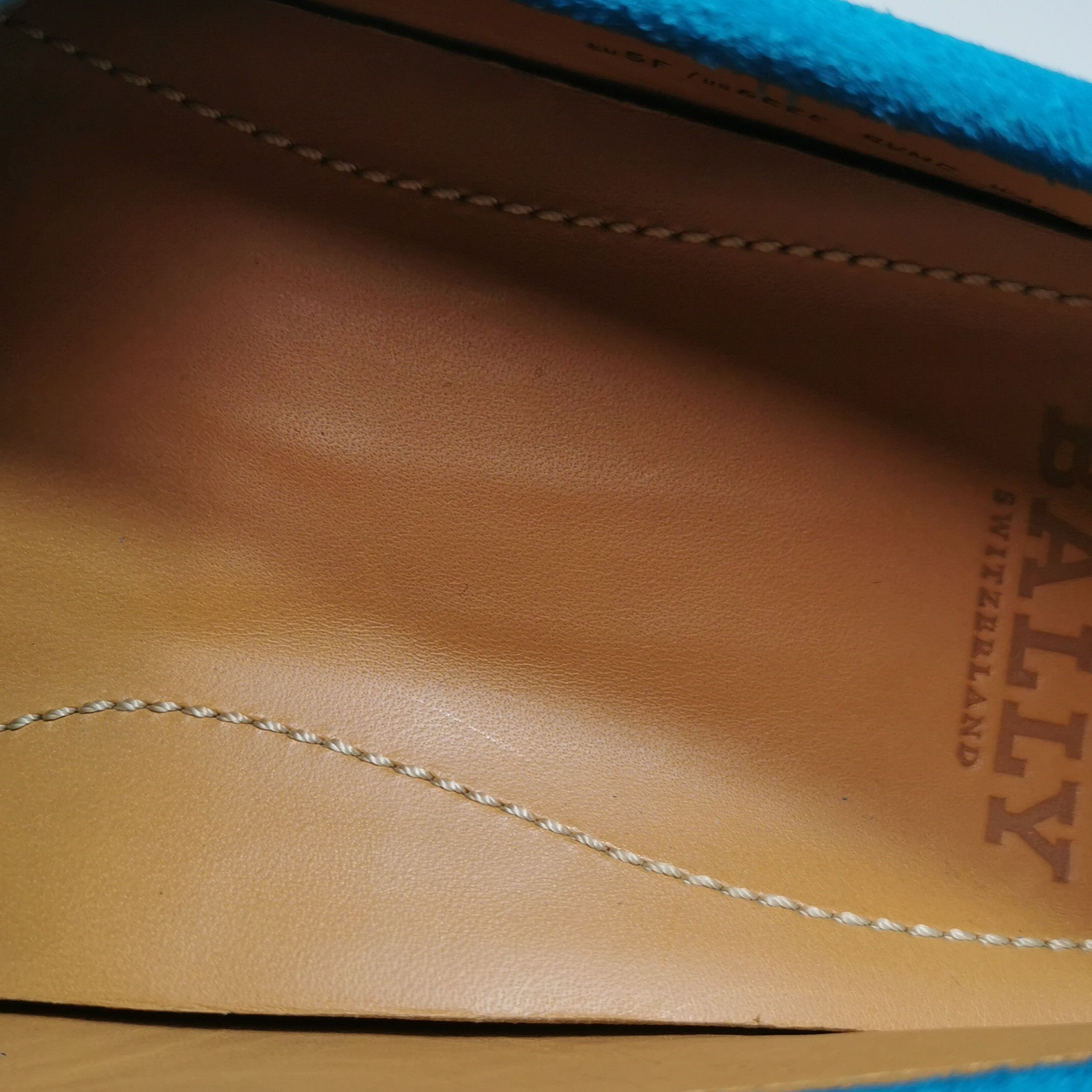 Bally Bally Blue Suede Striped Logo Loafers Size 39 Size US 6 / EU 39 - 9 Thumbnail