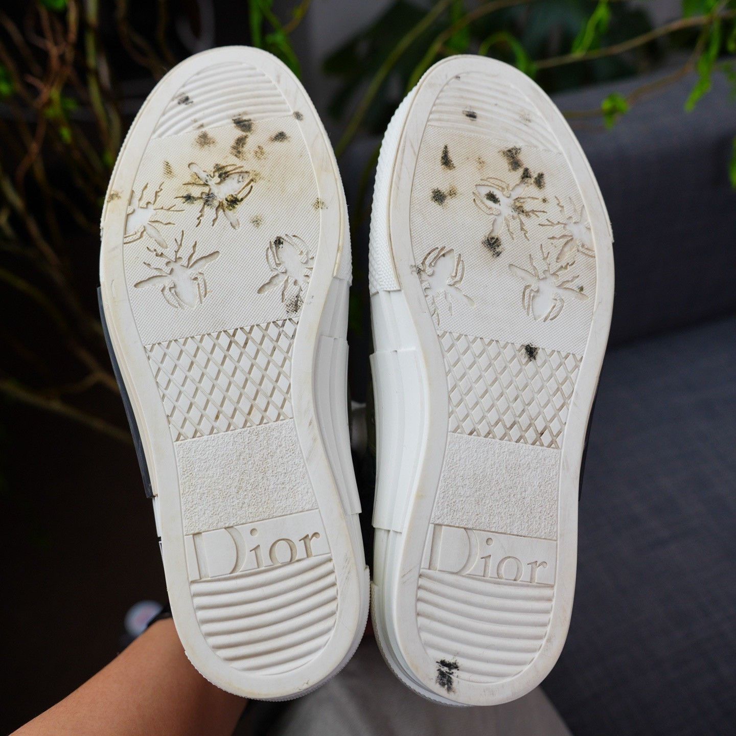 Dior Dior Collab Hitop Sneakers 6.5 Men Size US 6.5 / EU 39-40 - 9 Thumbnail