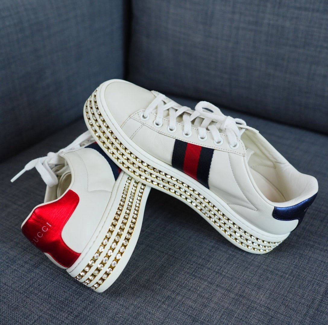 Gucci Gucci Clear Lowtop Sneakers us_5-5 Women Size US 5.5 / IT 35.5 - 7 Thumbnail