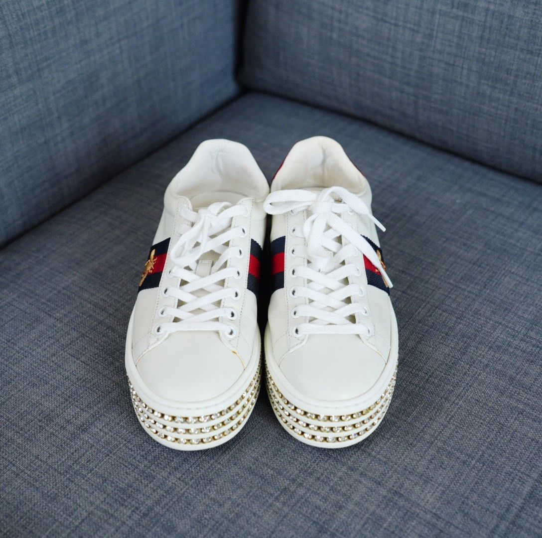 Gucci Gucci Clear Lowtop Sneakers us_5-5 Women Size US 5.5 / IT 35.5 - 3 Thumbnail