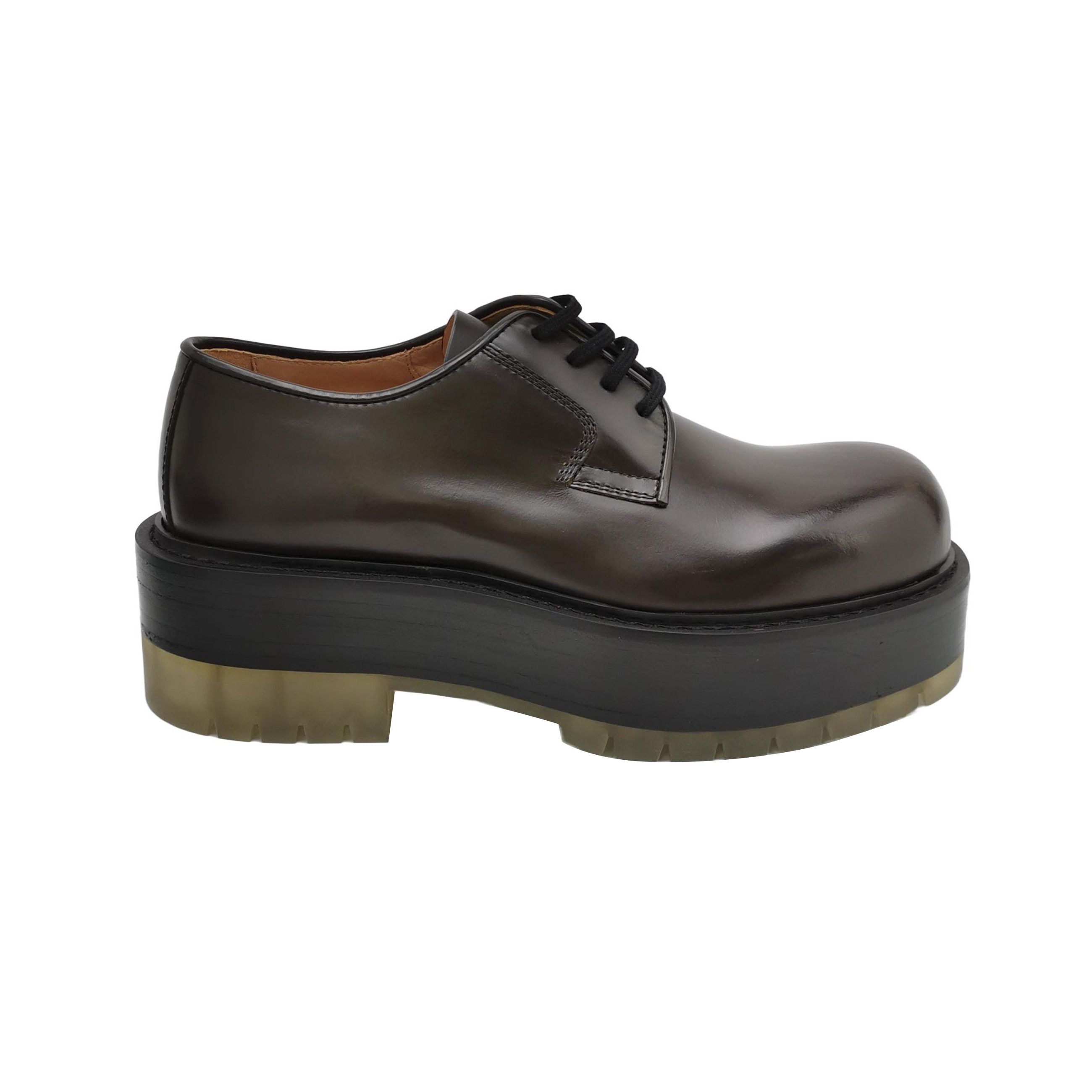 Bottega Veneta Bottega Veneta Platform Leather Derbies Size 39.5 Size US 6 / EU 39 - 2 Thumbnail