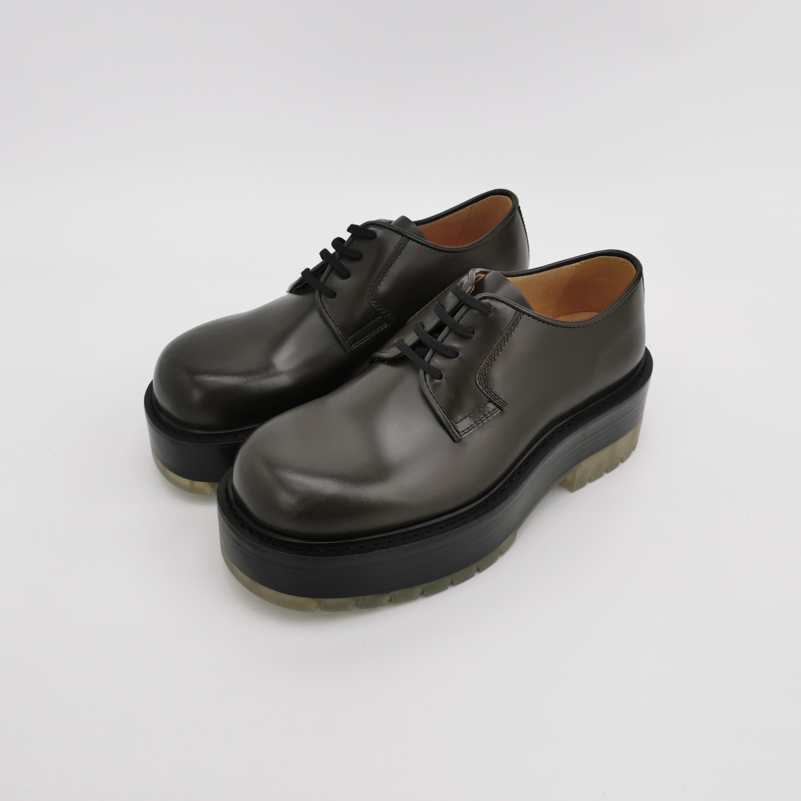 Bottega Veneta Bottega Veneta Platform Leather Derbies Size 39.5 Size US 6 / EU 39 - 3 Thumbnail