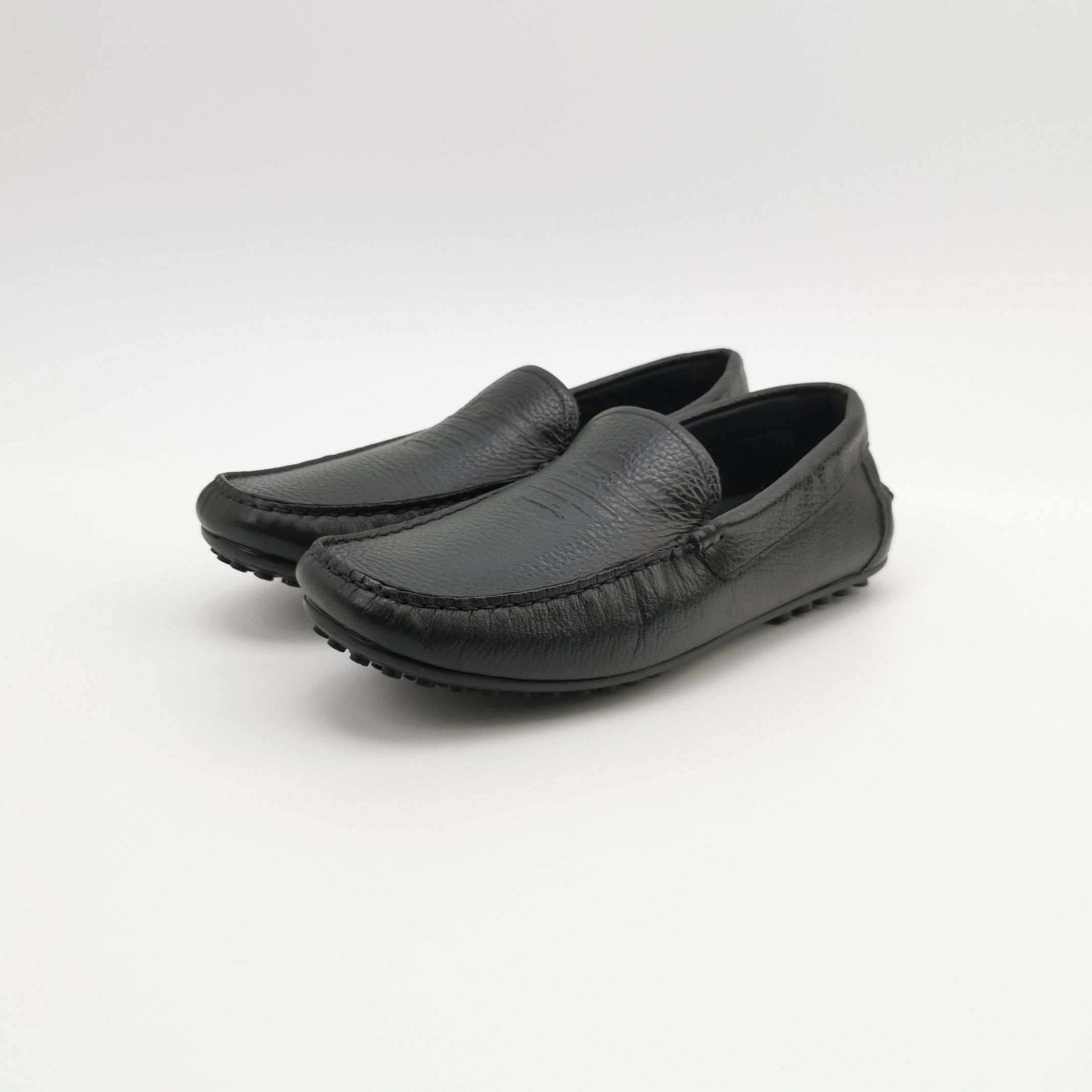 Emporio Armani Emporio Armani Grained Leather Driving Shoes EU 40.5 Size US 7 / EU 40 - 3 Thumbnail