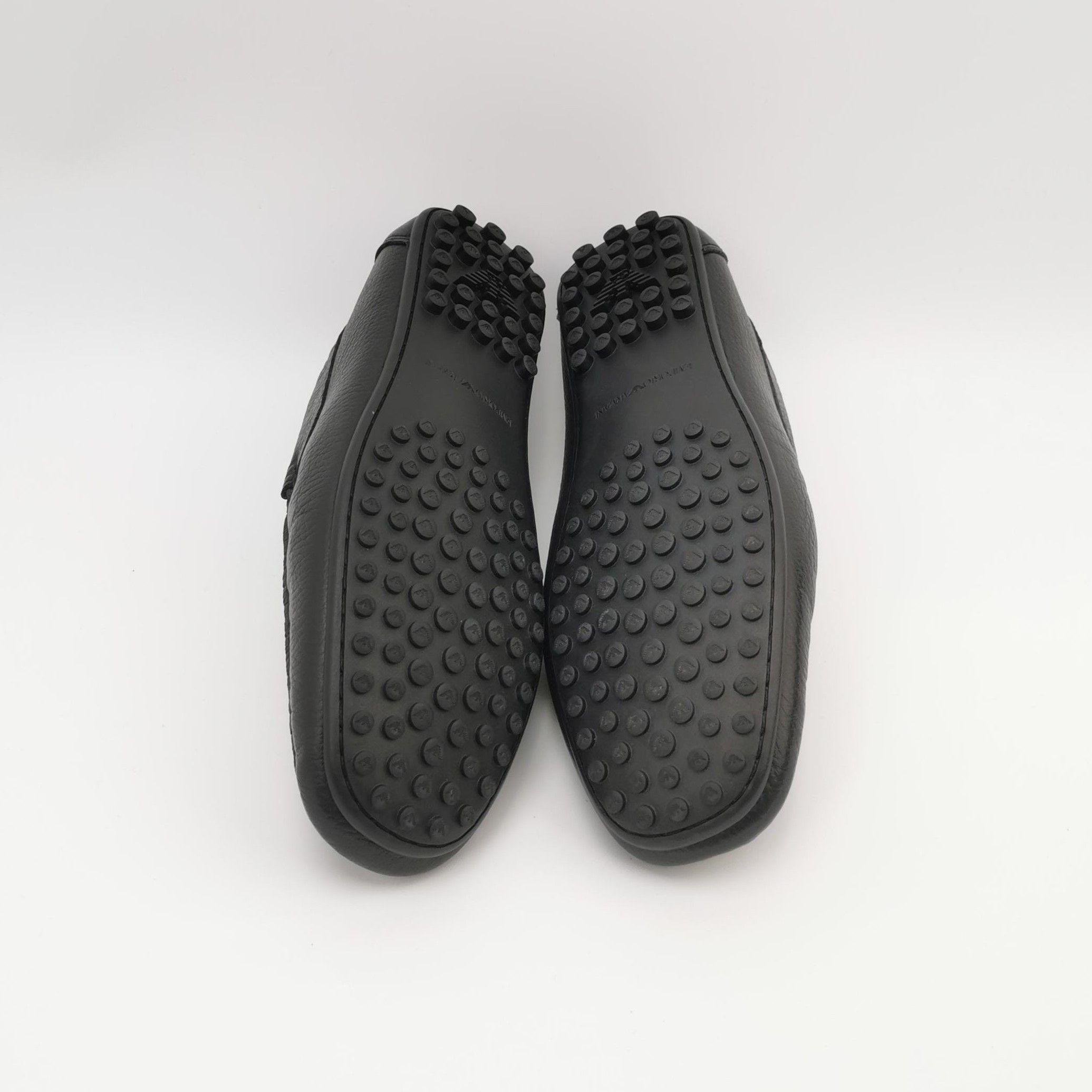 Emporio Armani Emporio Armani Grained Leather Driving Shoes EU 40.5 Size US 7 / EU 40 - 6 Thumbnail