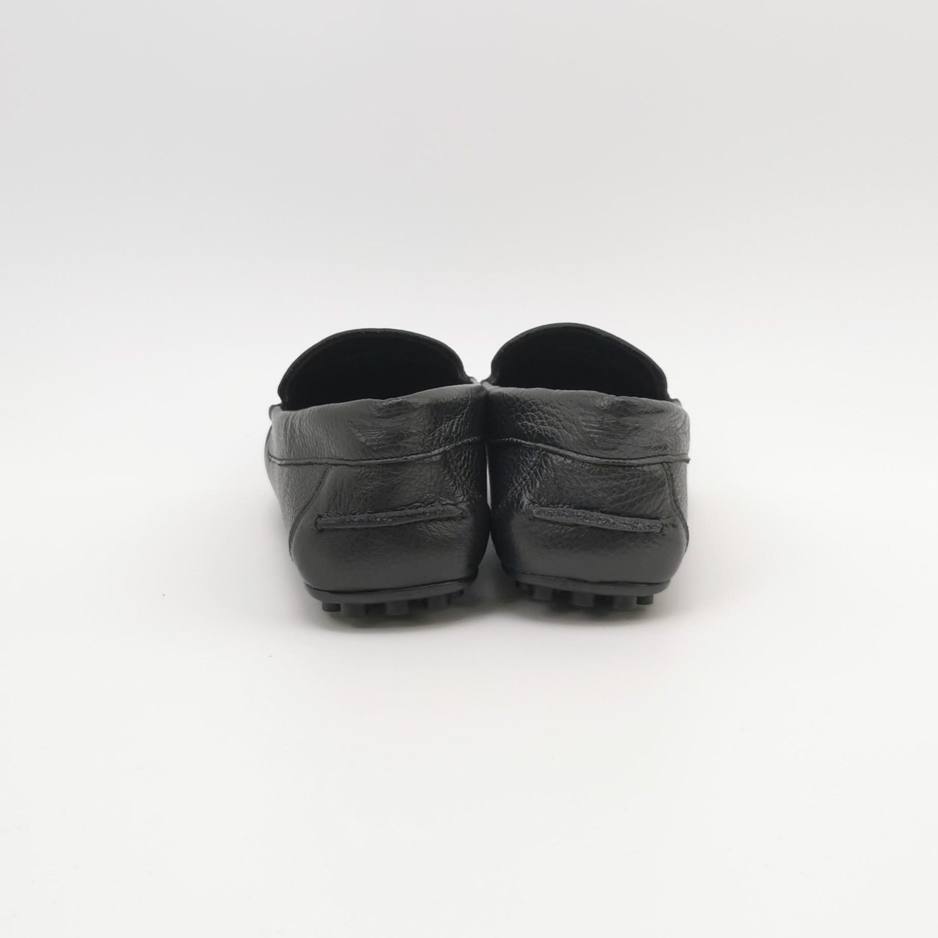 Emporio Armani Emporio Armani Grained Leather Driving Shoes EU 40.5 Size US 7 / EU 40 - 5 Thumbnail