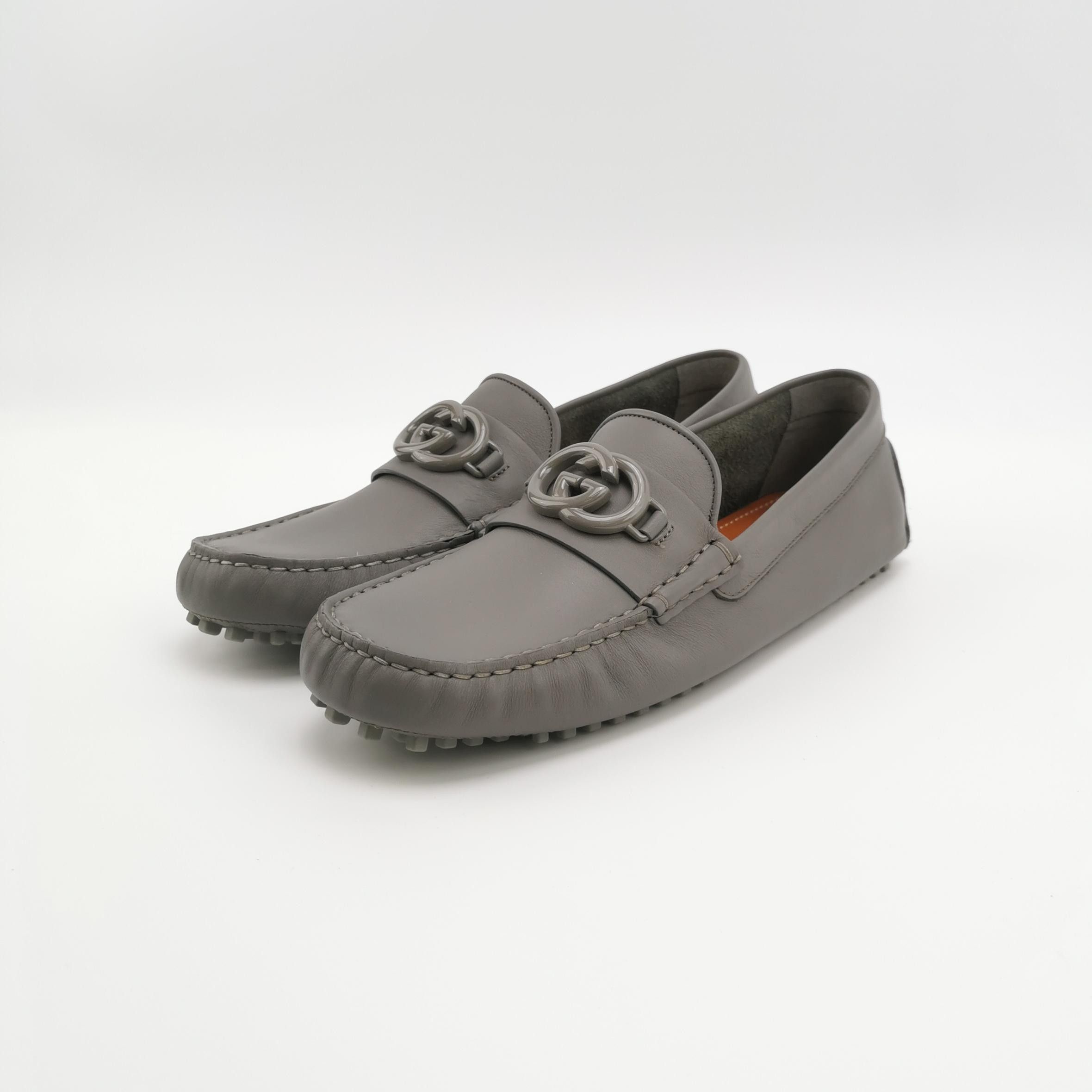 Gucci Gucci Double G Leather Driving Loafers 7.5 Size US 8 / EU 41 - 3 Thumbnail