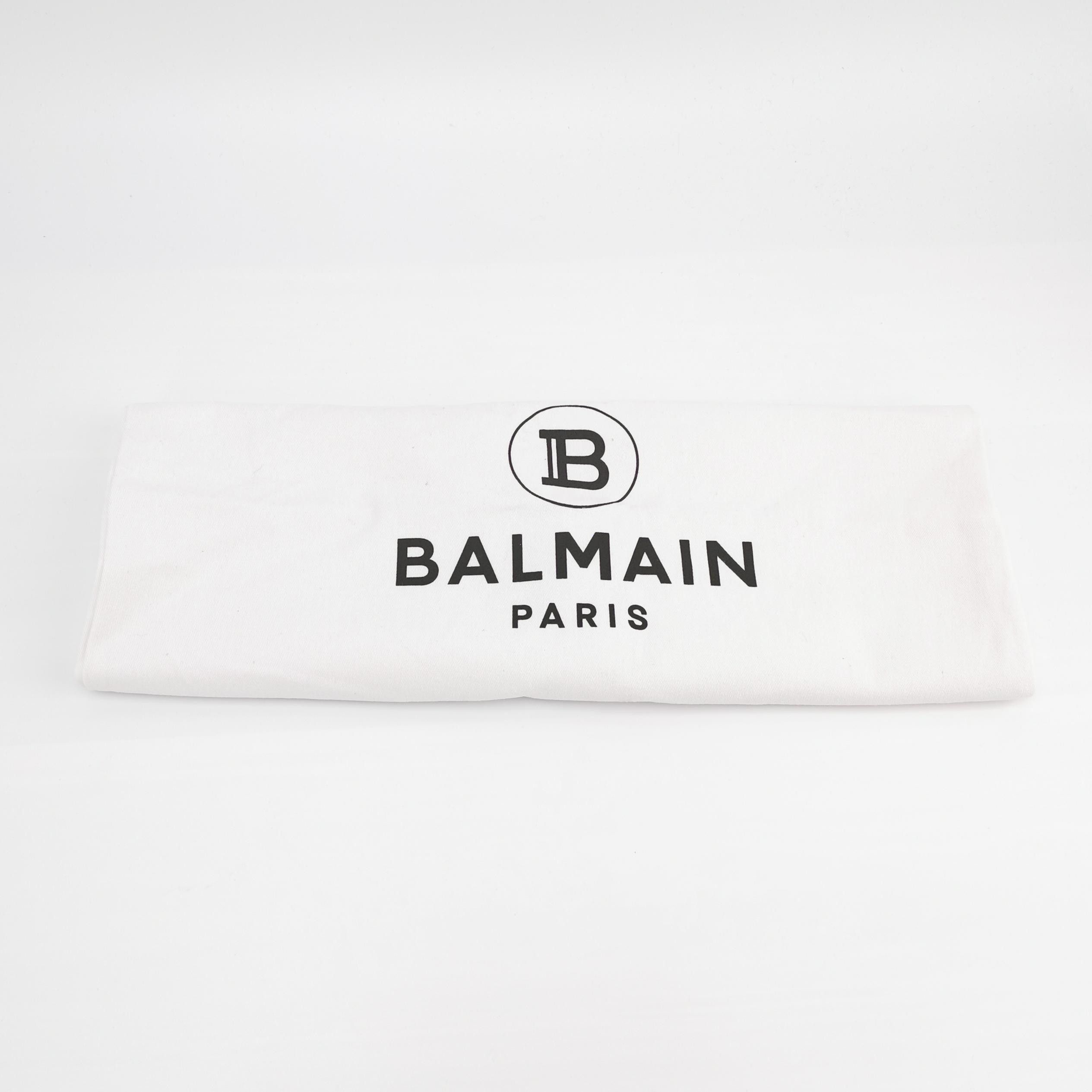Balmain Balmain B-IT Quilted Lambskin Slides Size 42 Size US 9 / EU 42 - 7 Thumbnail