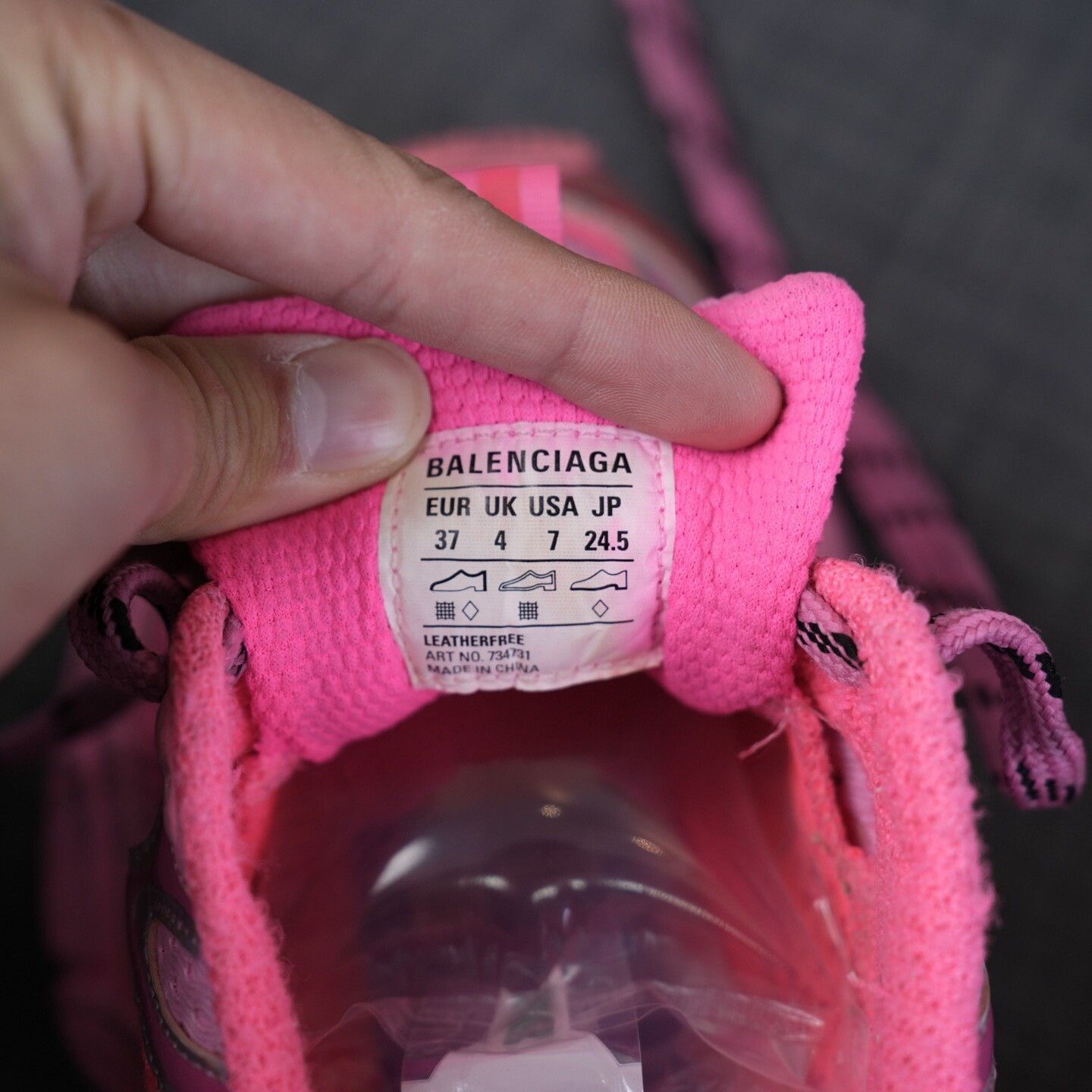 Balenciaga Balenciaga Pink Lowtop Sneakers us_7 Women Size US 7 / IT 37 - 7 Thumbnail