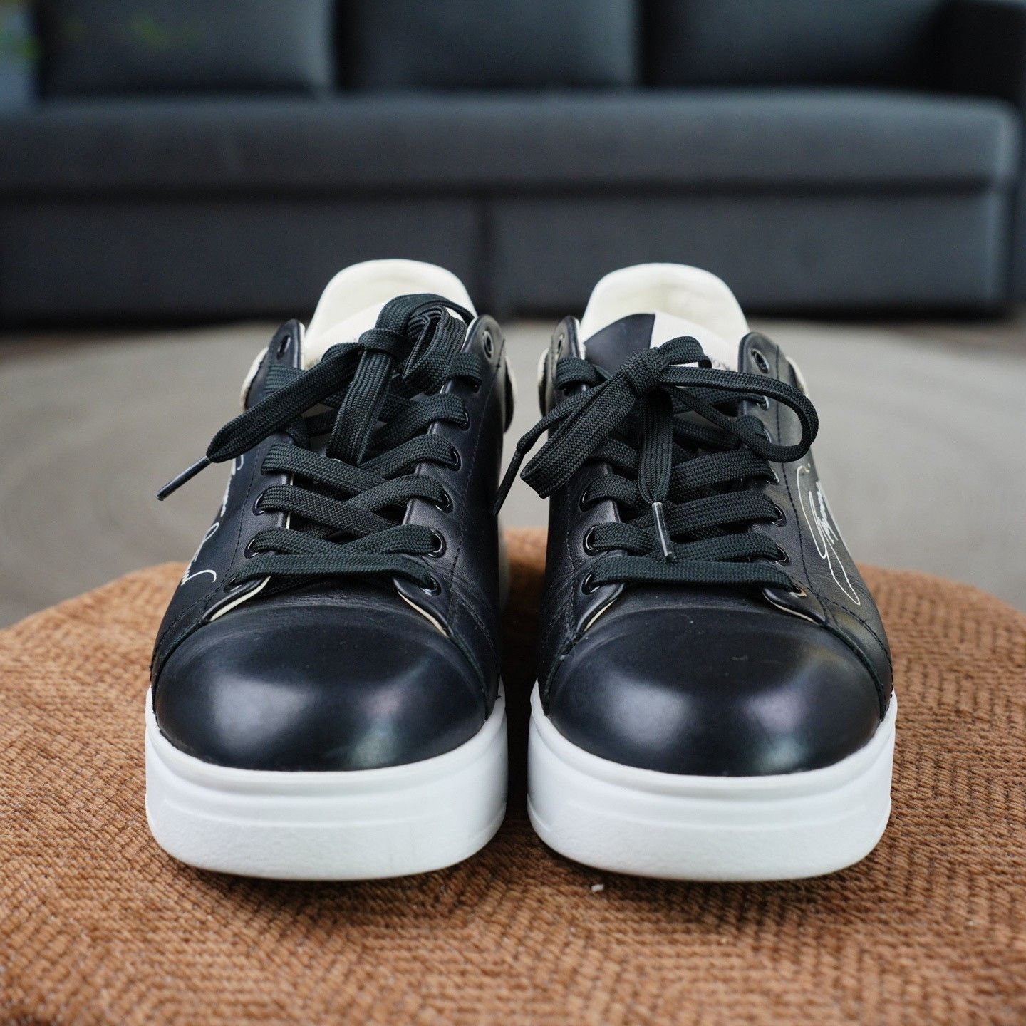 Armani Armani Casual Black Lowtop Sneakers 9 Men Size US 9 / EU 42 - 4 Thumbnail