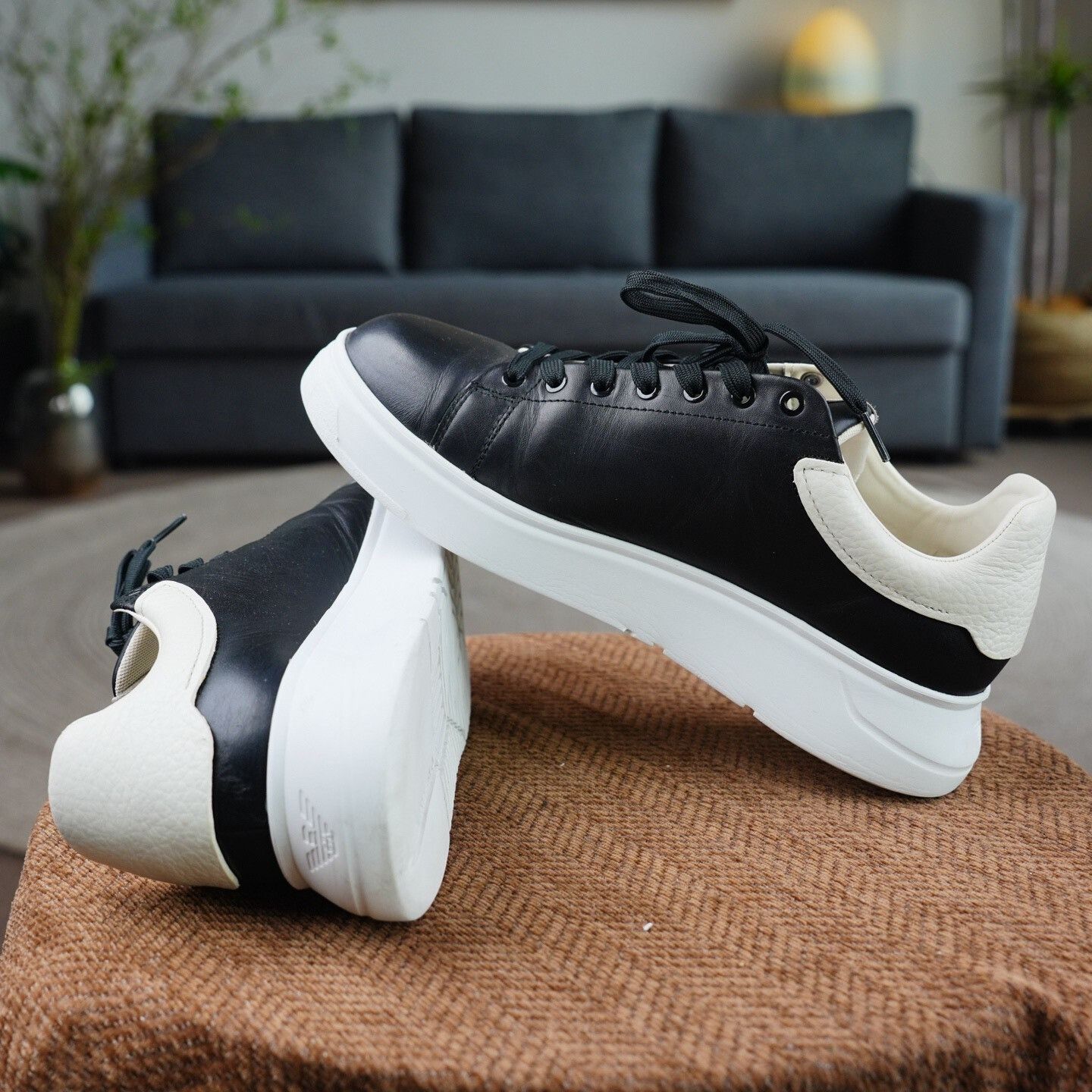 Armani Armani Casual Black Lowtop Sneakers 9 Men Size US 9 / EU 42 - 6 Thumbnail