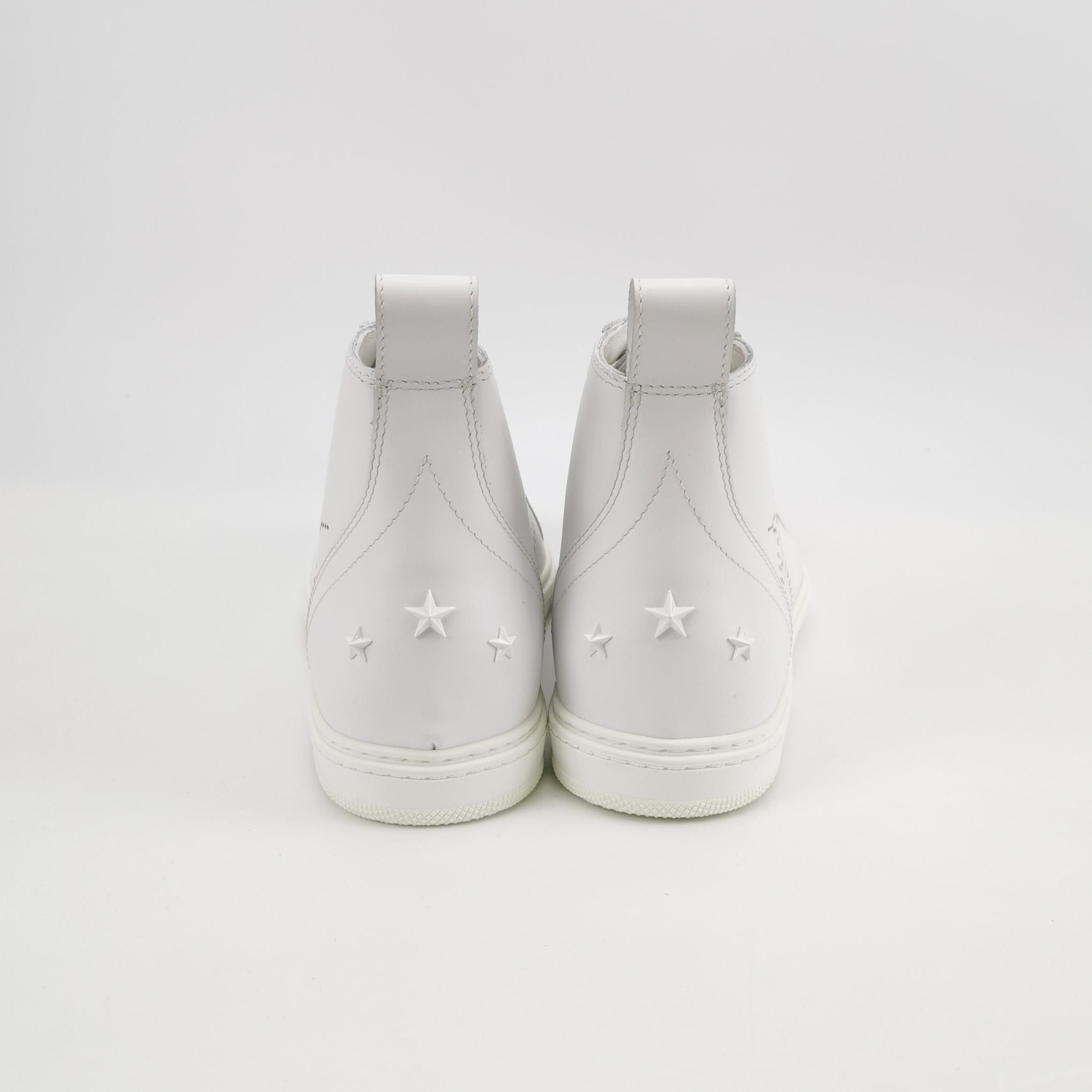 Jimmy Choo Jimmy Choo Star Perforated Leather Hi-Top Sneakers 44 Size US 11 / EU 44 - 5 Thumbnail