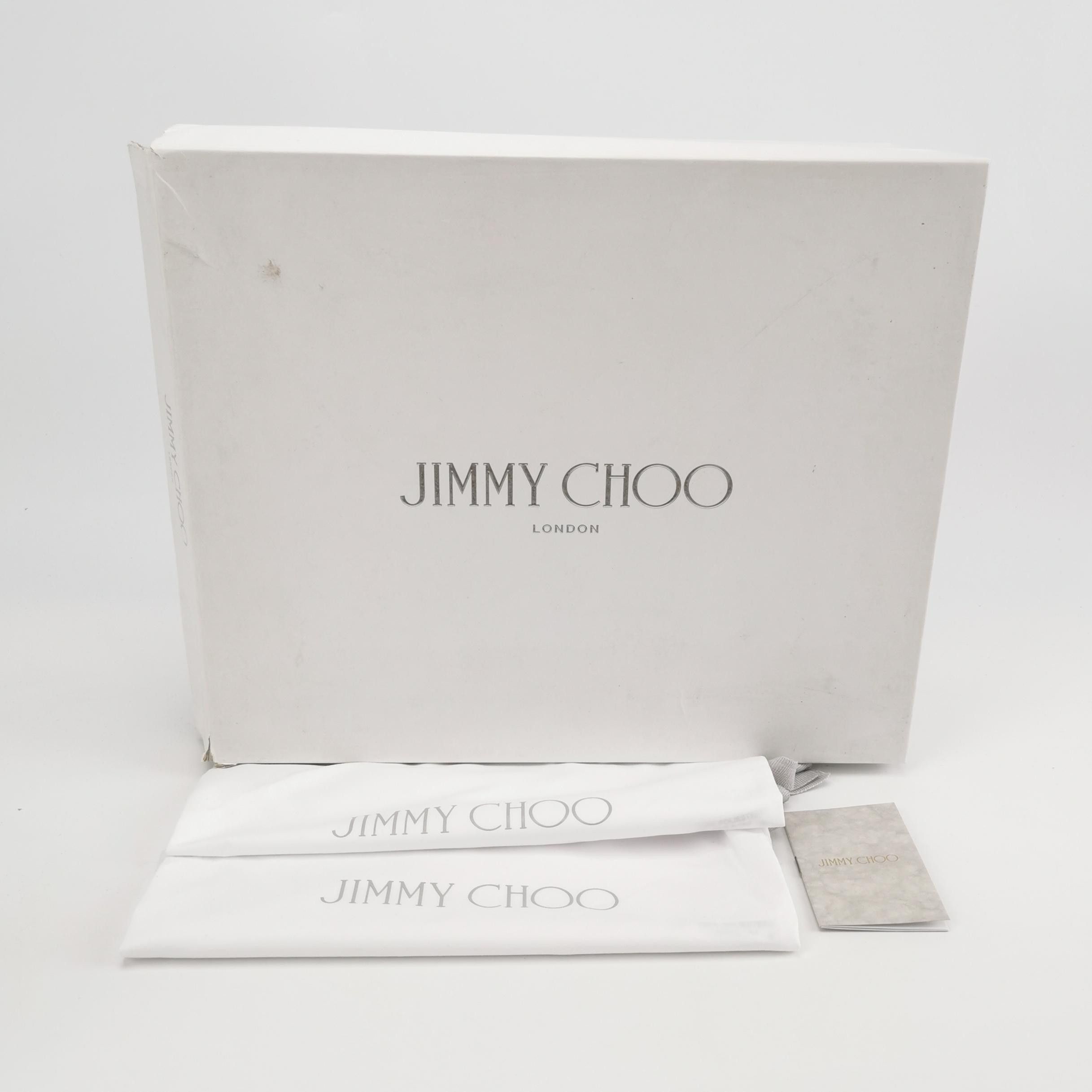 Jimmy Choo Jimmy Choo Star Perforated Leather Hi-Top Sneakers 44 Size US 11 / EU 44 - 7 Thumbnail