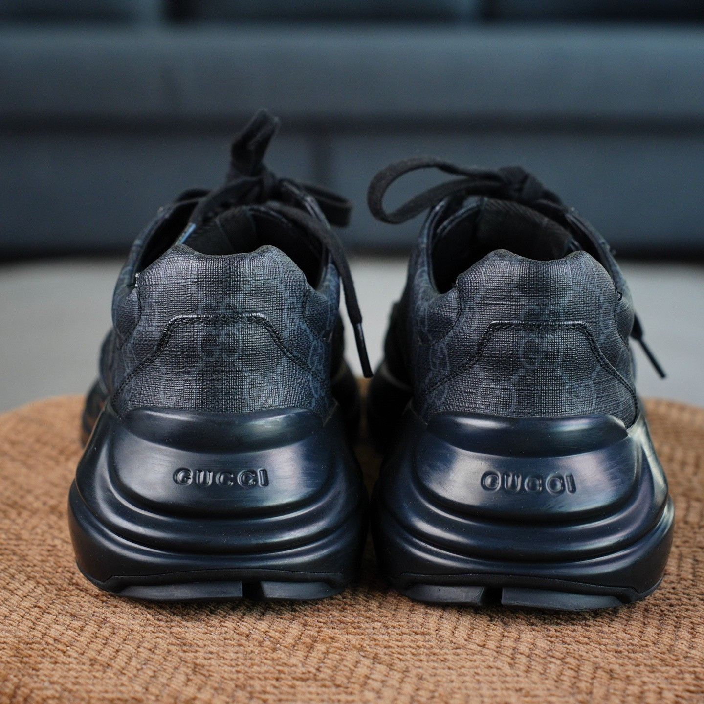 Gucci Gucci Black Lowtop Sneakers 8.5 Men Size US 8.5 / EU 41-42 - 4 Thumbnail
