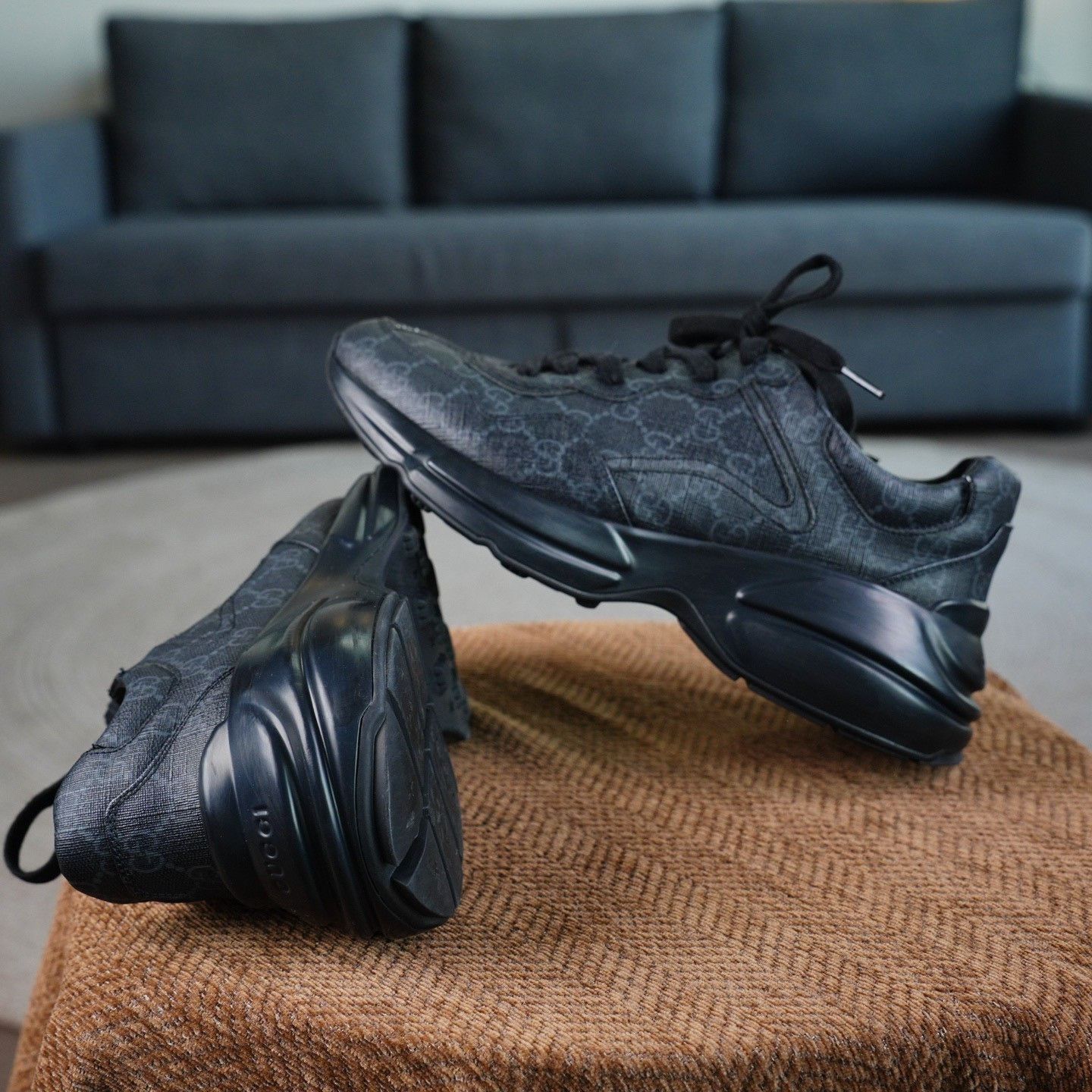 Gucci Gucci Black Lowtop Sneakers 8.5 Men Size US 8.5 / EU 41-42 - 6 Thumbnail