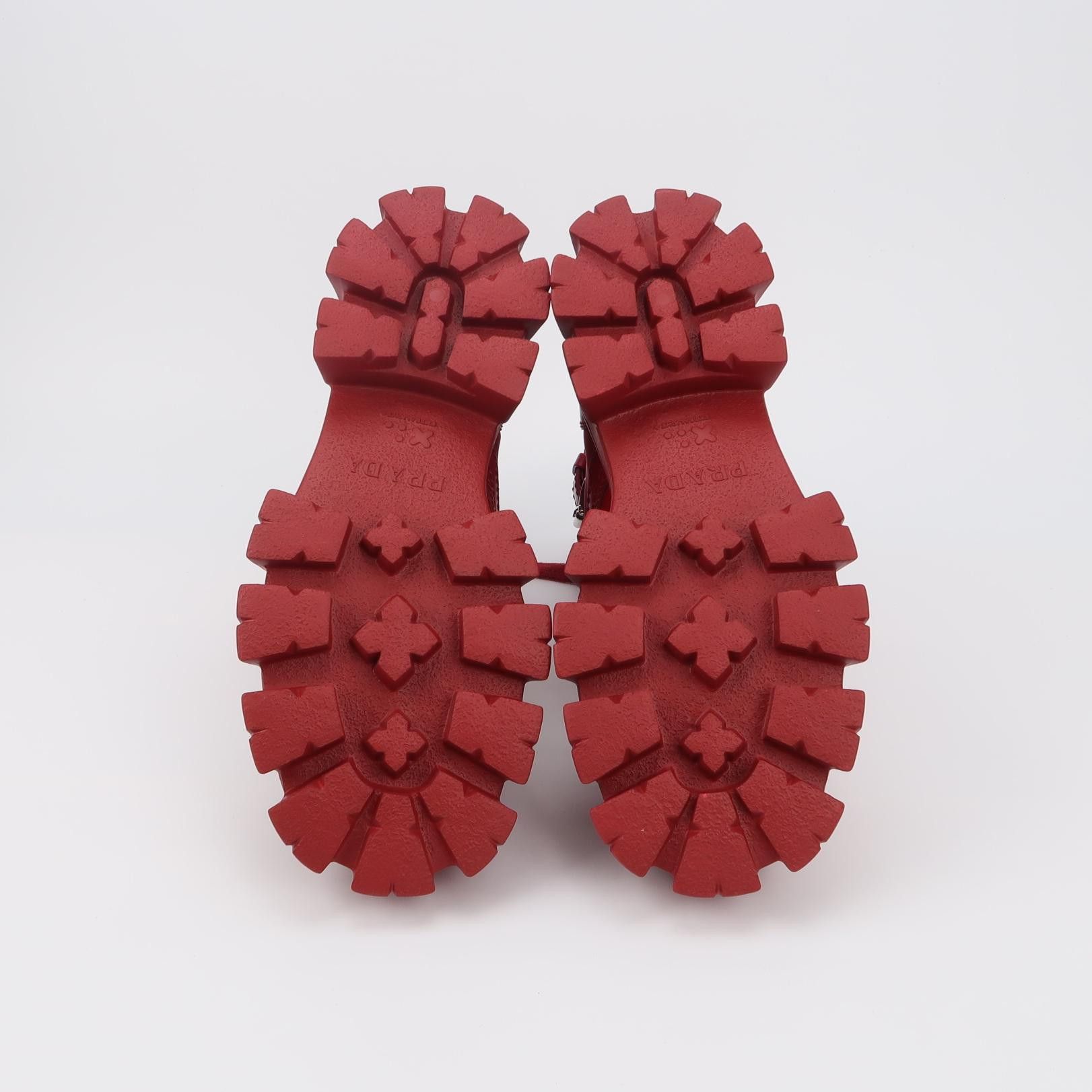 Prada Prada Red Re-Nylon Monolith Pocket Boots 40 Size US 10 / IT 40 - 6 Thumbnail
