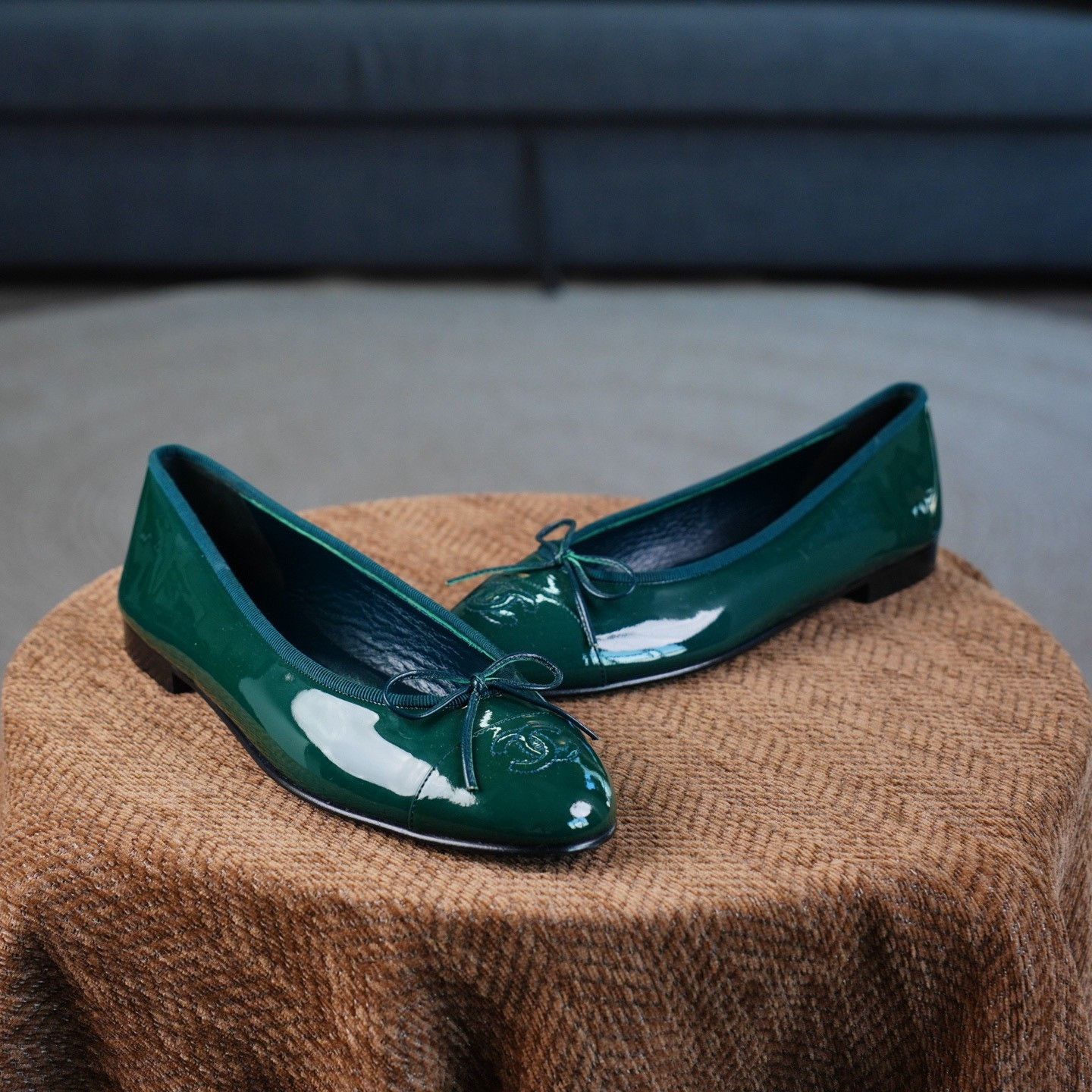 Chanel Chanel Green Lowtop Sneakers us_9-5 Women Size US 9.5 / IT 39.5 - 2 Thumbnail