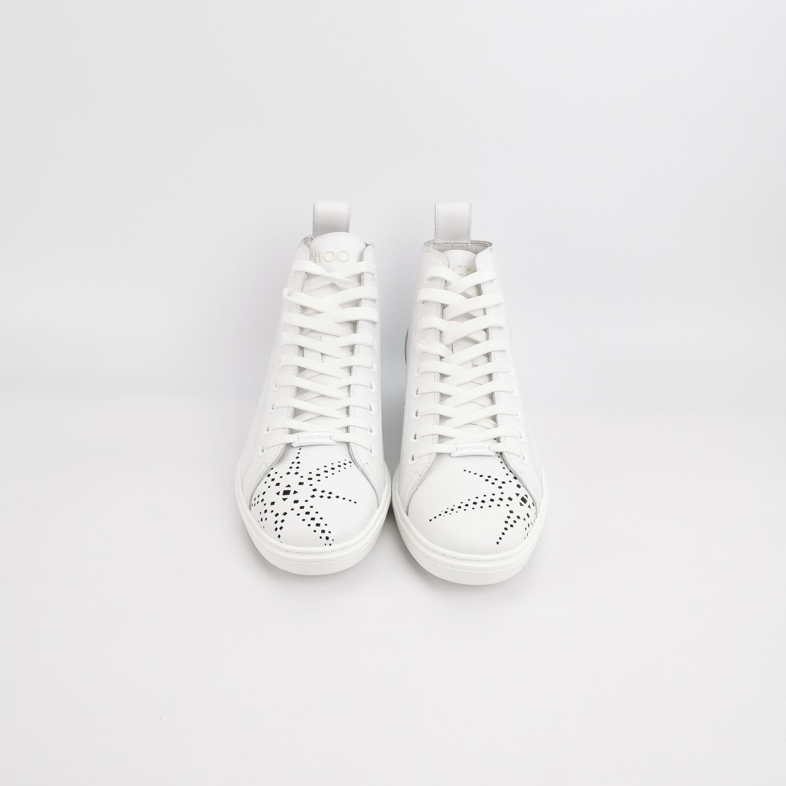 Jimmy Choo Jimmy Choo Star Perforated Hi-Top Sneakers 44 Size US 11 / EU 44 - 4 Thumbnail