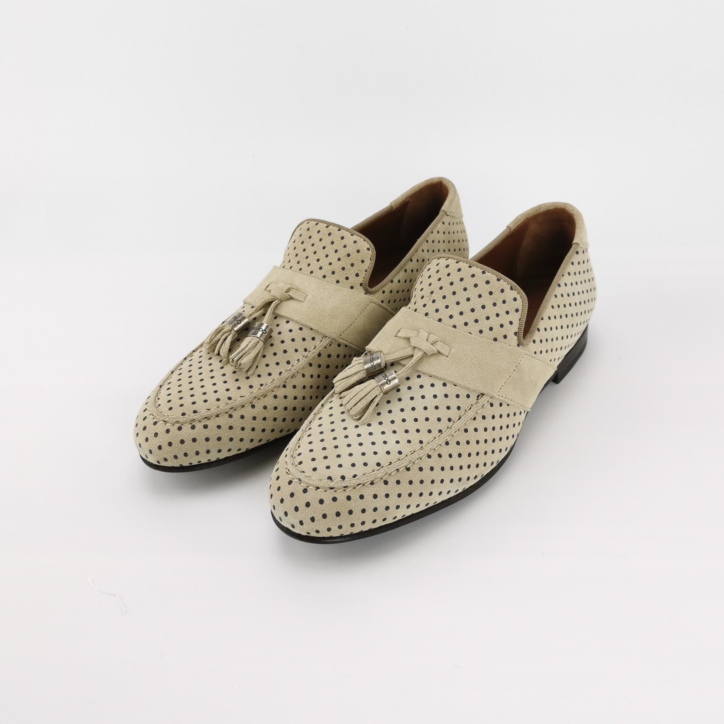 Jimmy Choo Jimmy Choo Perforated Suede Tassel Loafers EU 39.5 Size US 6 / EU 39 - 3 Thumbnail