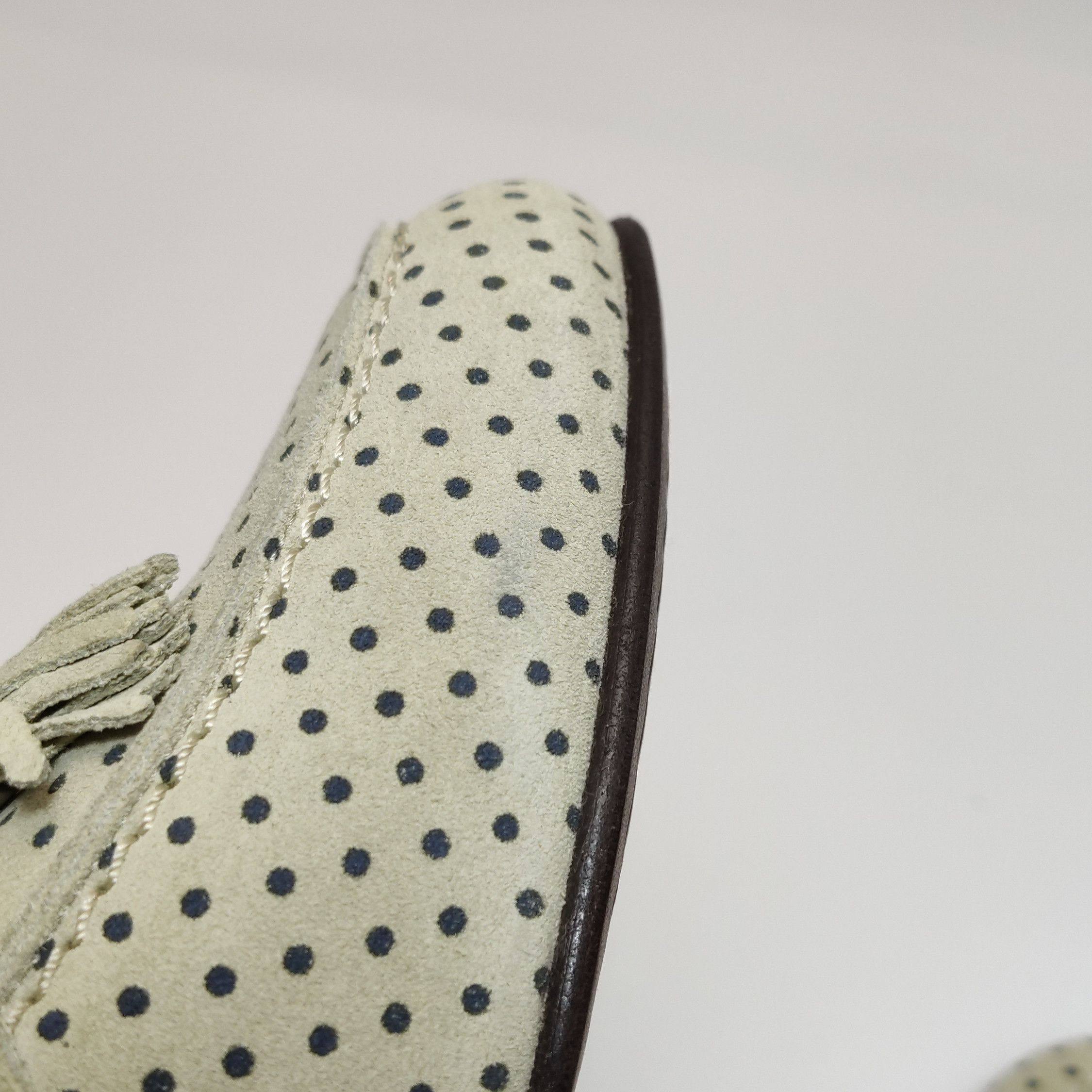 Jimmy Choo Jimmy Choo Perforated Suede Tassel Loafers EU 39.5 Size US 6 / EU 39 - 8 Thumbnail