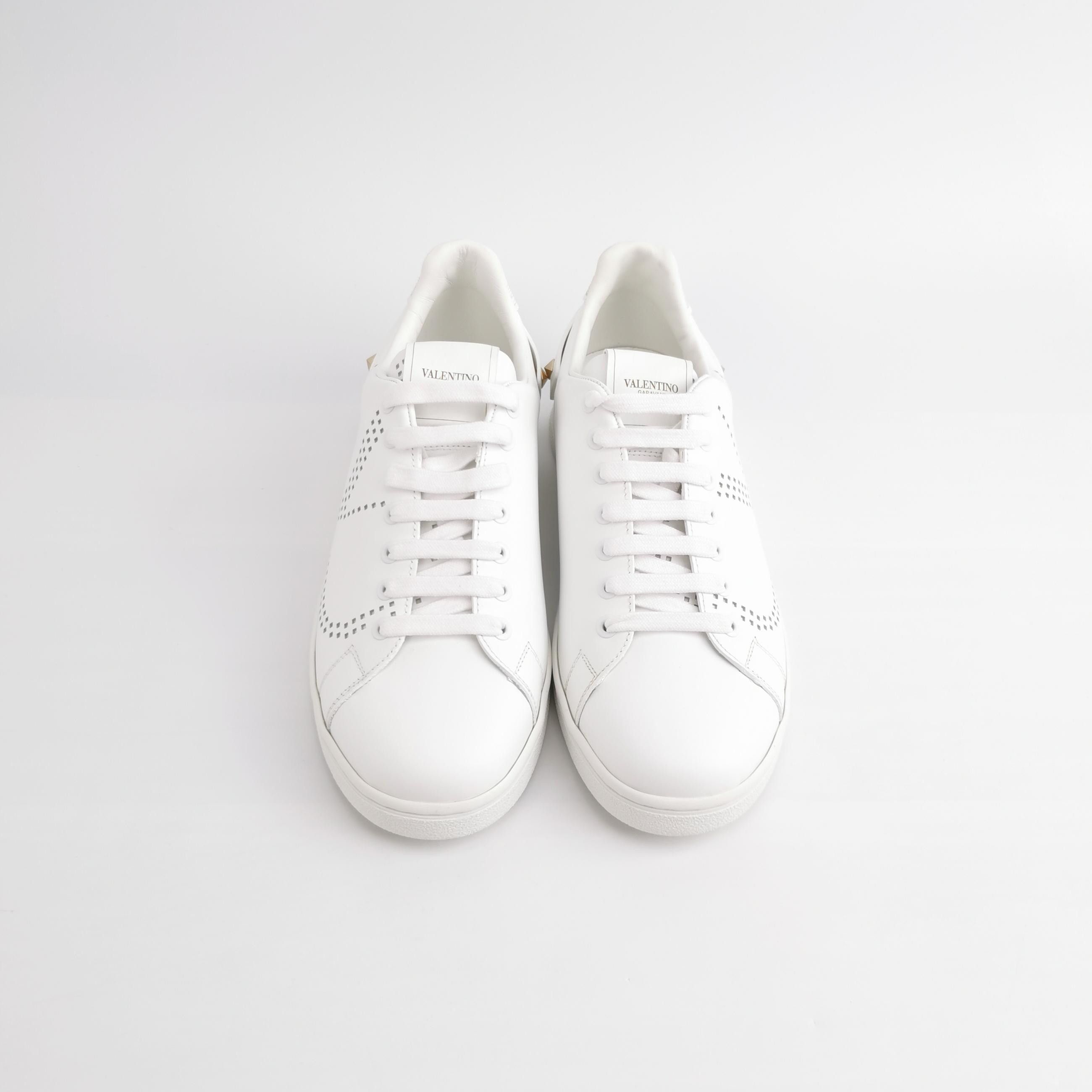 Valentino Valentino Backnet Leather Sneakers 40 Size US 7 / EU 40 - 4 Thumbnail