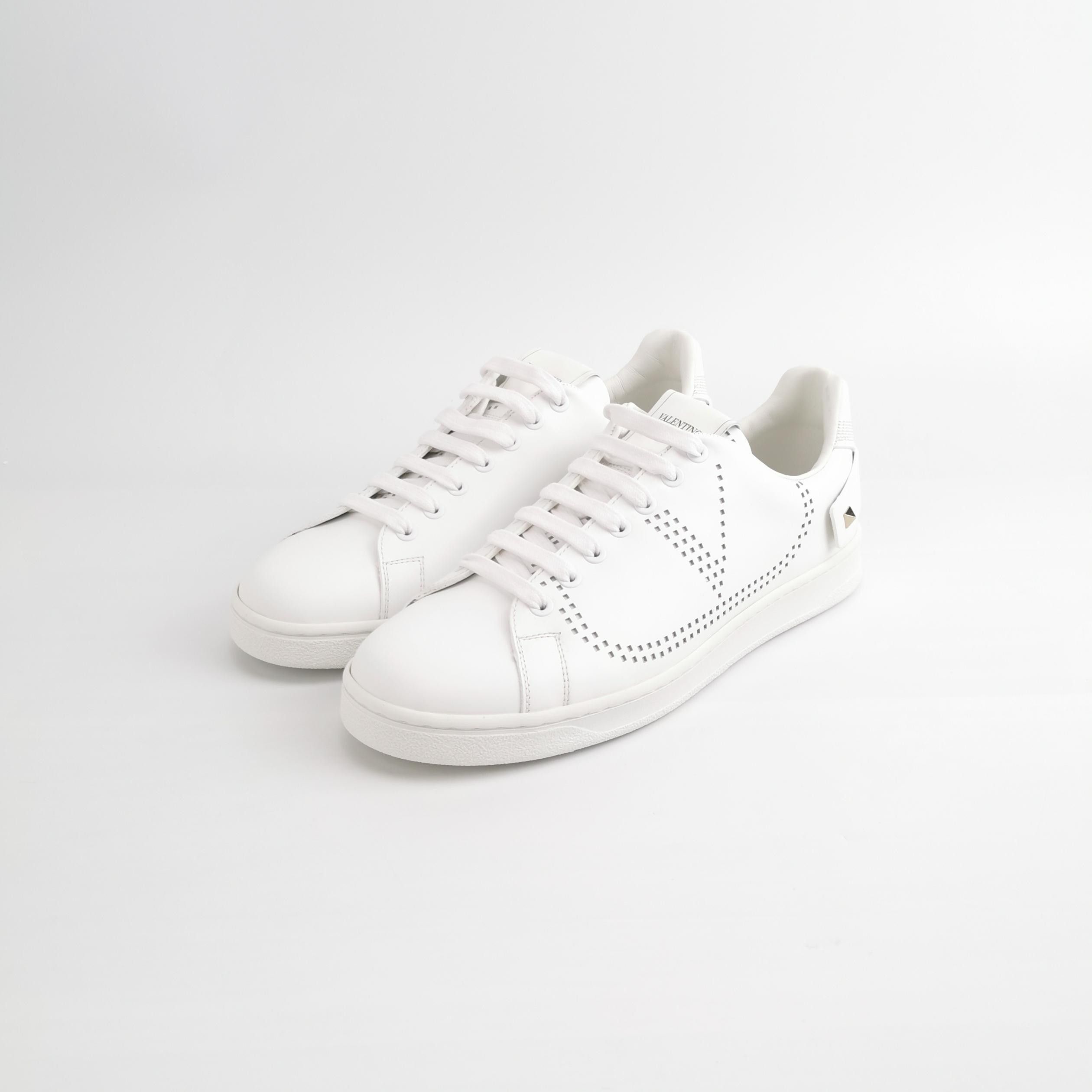 Valentino Valentino Backnet Leather Sneakers 40 Size US 7 / EU 40 - 3 Thumbnail