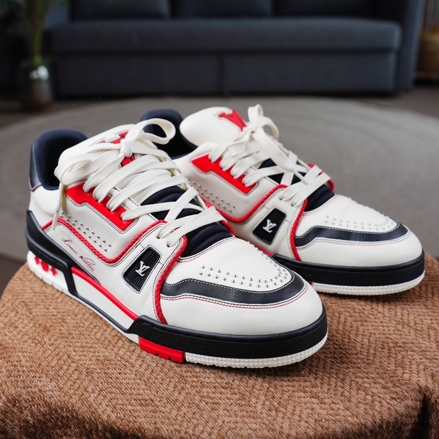 Louis Vuitton Louis Vuitton Training Red Lowtop Sneakers 10 Men Size US 10 / EU 43 - 5 Thumbnail