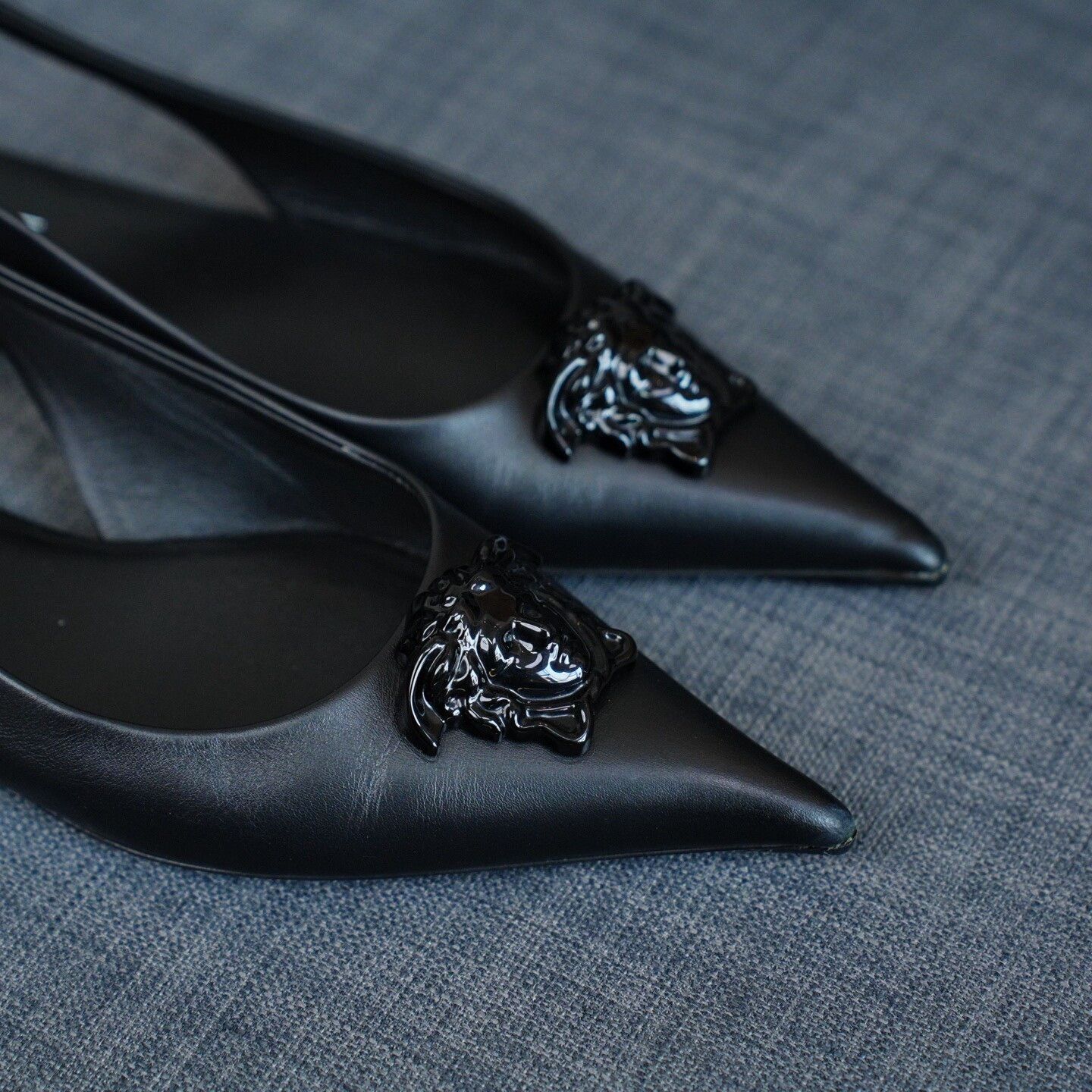 Versace Versace Black Sandals us_8-5 Women Size US 8.5 / IT 38.5 - 2 Thumbnail