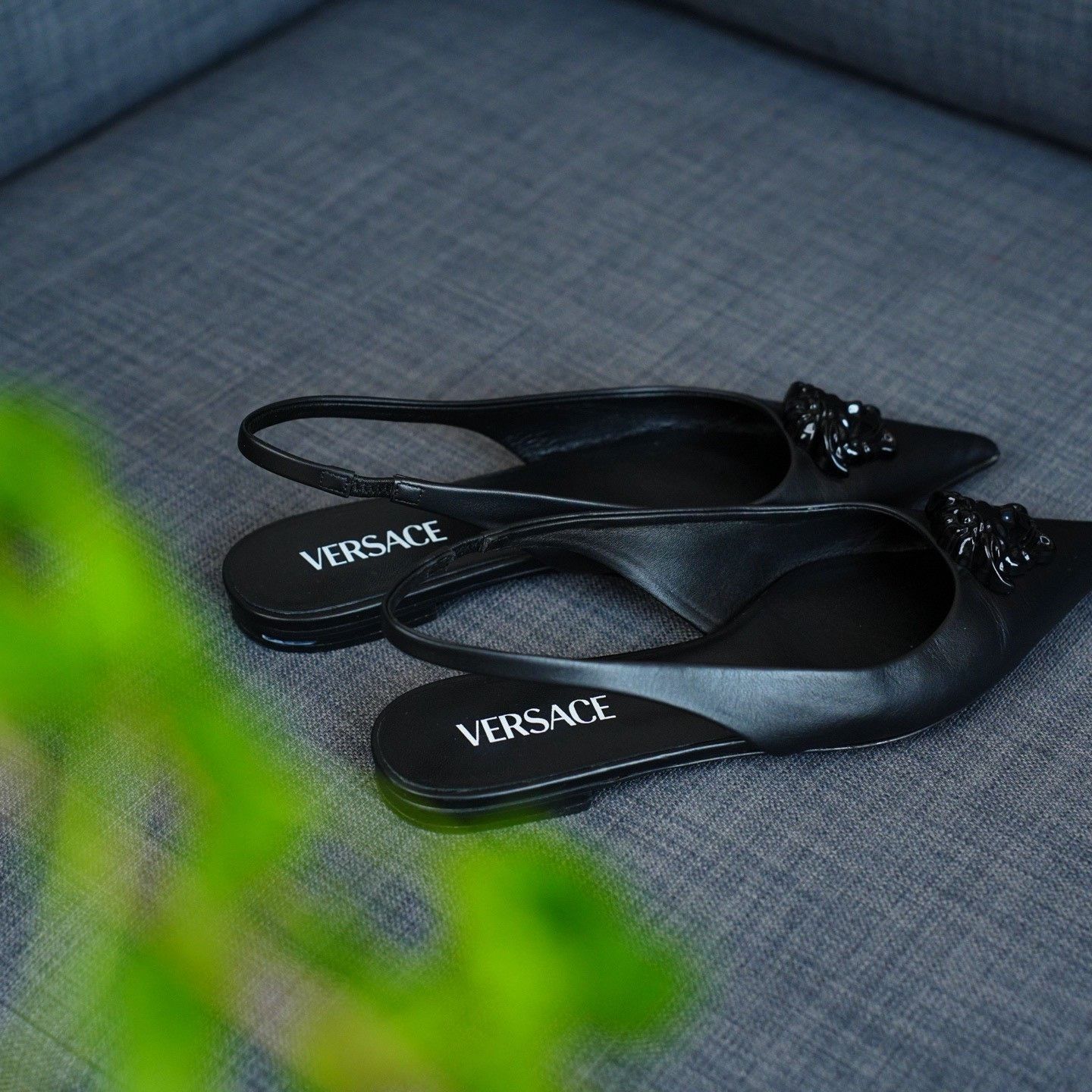 Versace Versace Black Sandals us_8-5 Women Size US 8.5 / IT 38.5 - 4 Thumbnail