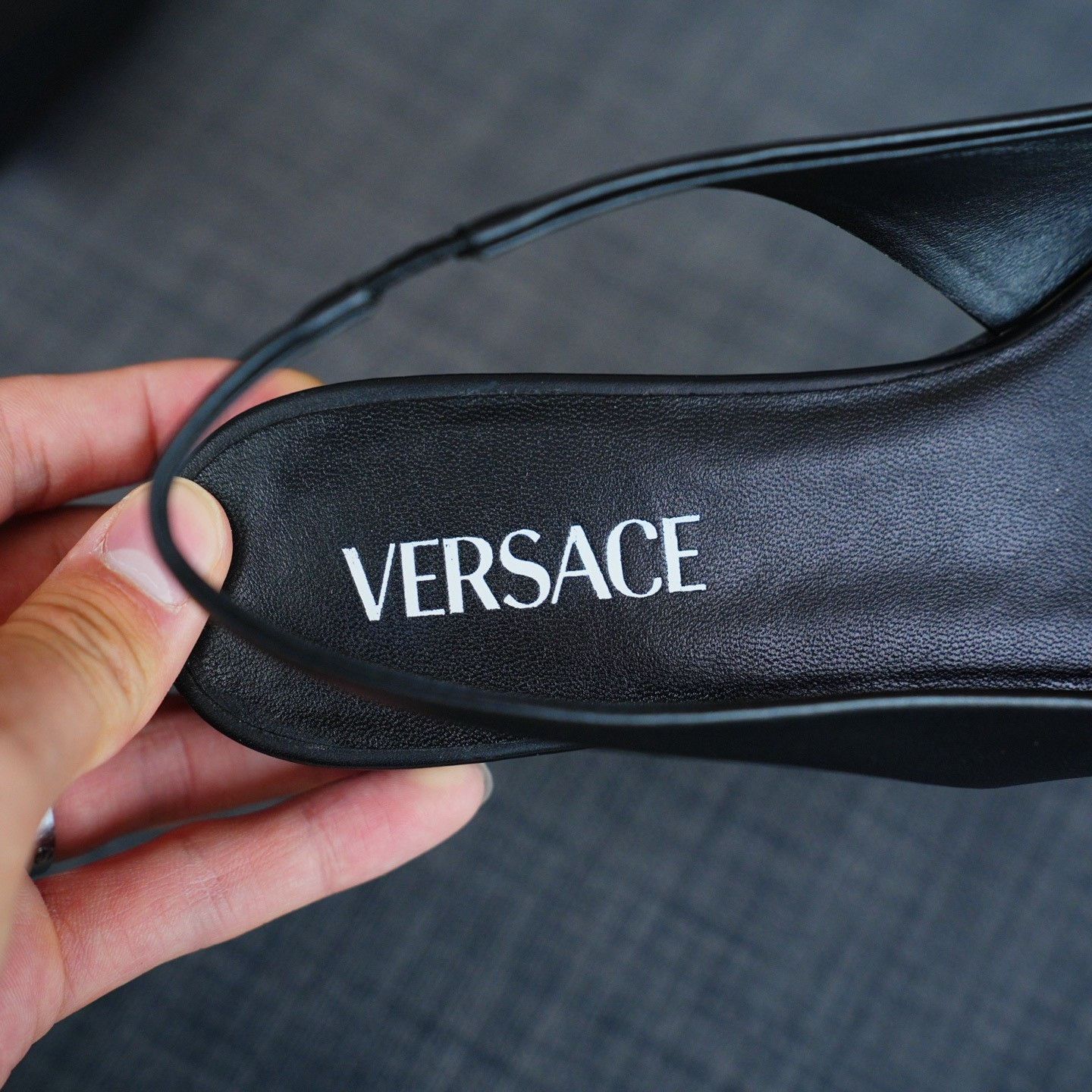 Versace Versace Black Sandals us_8-5 Women Size US 8.5 / IT 38.5 - 5 Thumbnail