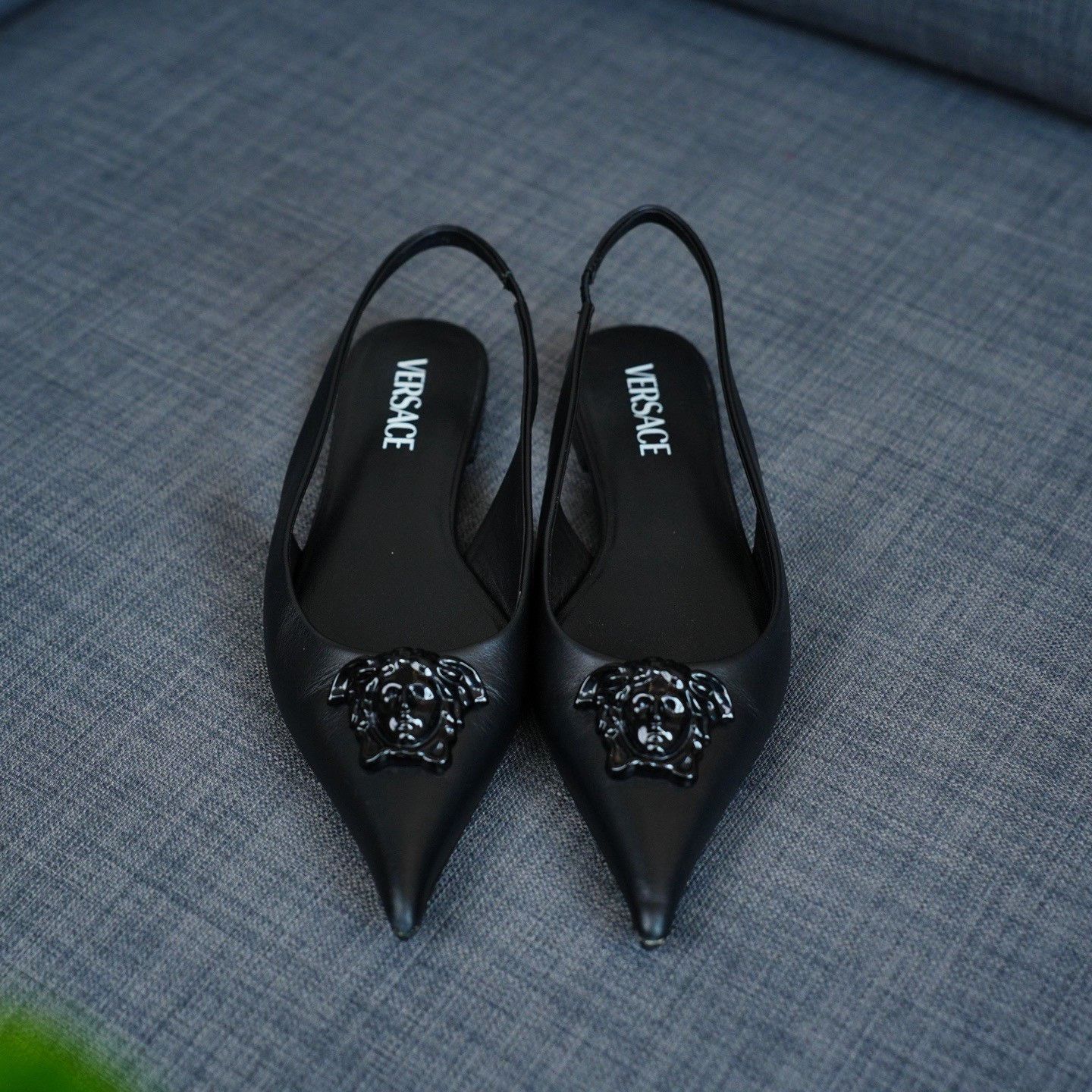 Versace Versace Black Sandals us_8-5 Women Size US 8.5 / IT 38.5 - 3 Thumbnail