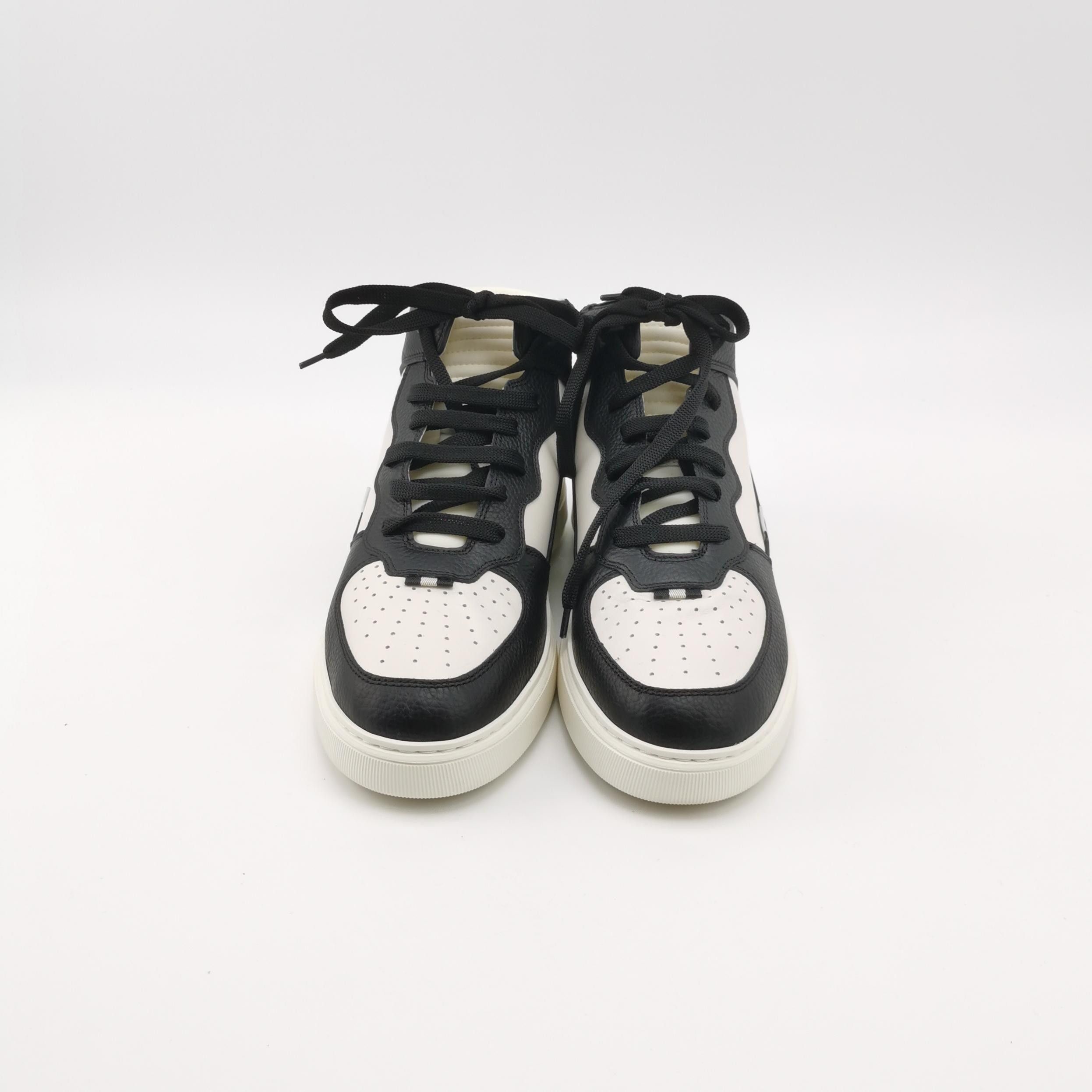 Bally Bally Leather Colorblock Hi-Top Sneakers 42.5 Size US 9 / EU 42 - 4 Thumbnail