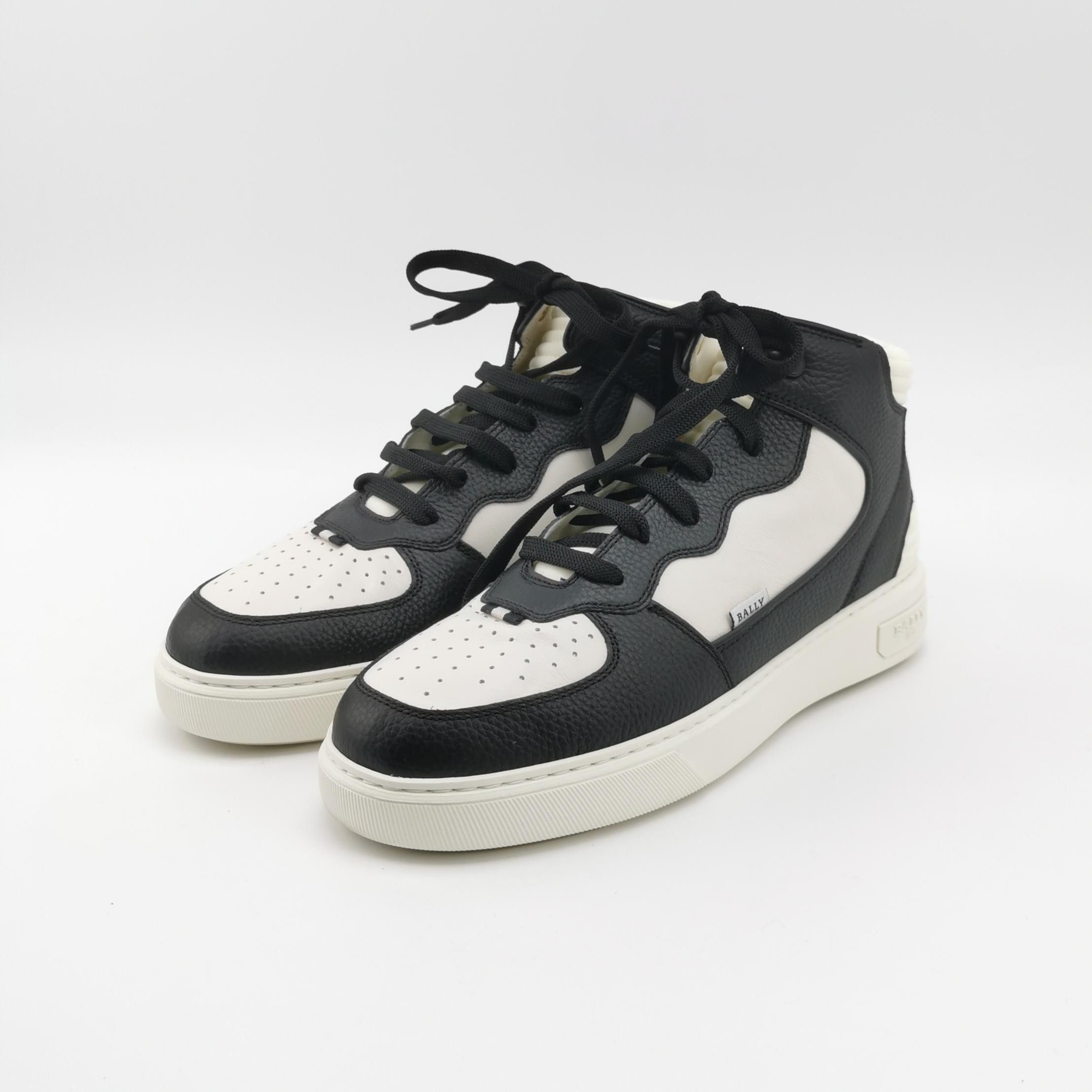 Bally Bally Leather Colorblock Hi-Top Sneakers 42.5 Size US 9 / EU 42 - 3 Thumbnail