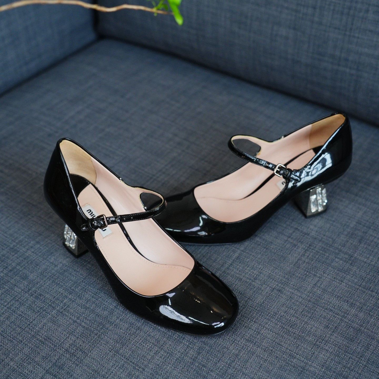 Miu Miu Miu Miu Patent Black Lowtop Sneakers us_8 Women Size US 8 / IT 38 - 3 Thumbnail