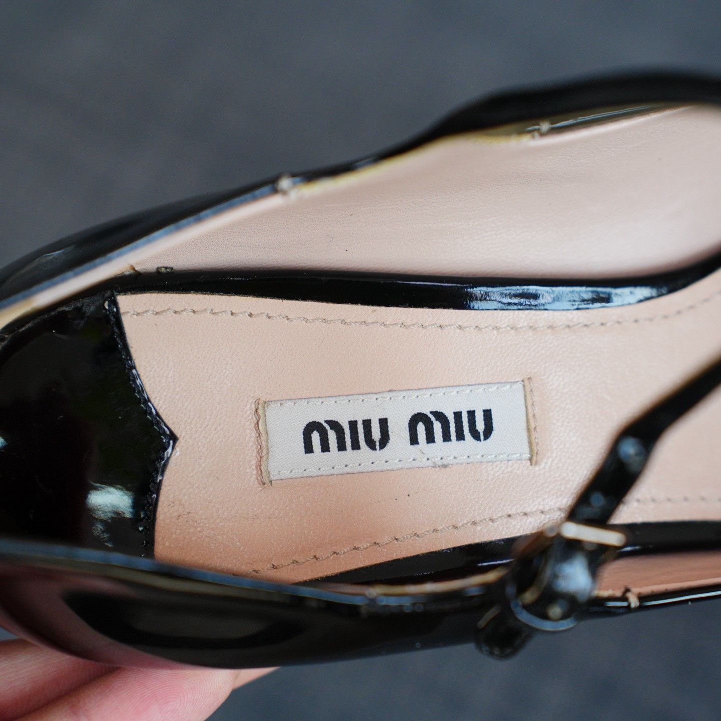 Miu Miu Miu Miu Patent Black Lowtop Sneakers us_8 Women Size US 8 / IT 38 - 7 Thumbnail