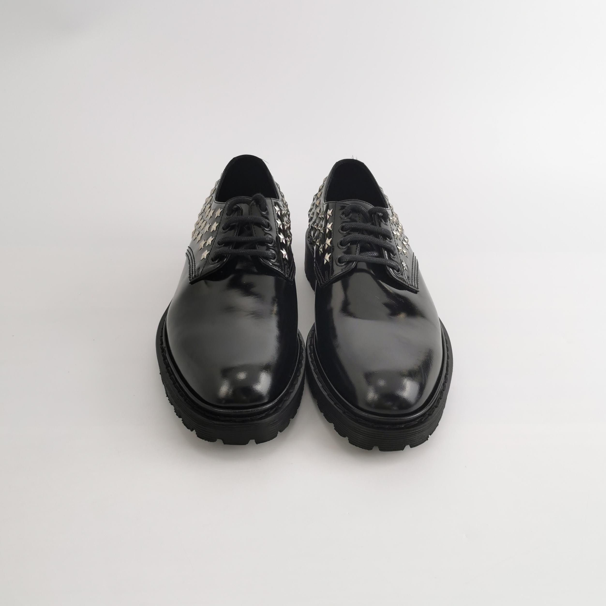 Saint Laurent Paris Saint Laurent Star Studded Leather Derby Size 40 Size US 7 / EU 40 - 4 Thumbnail