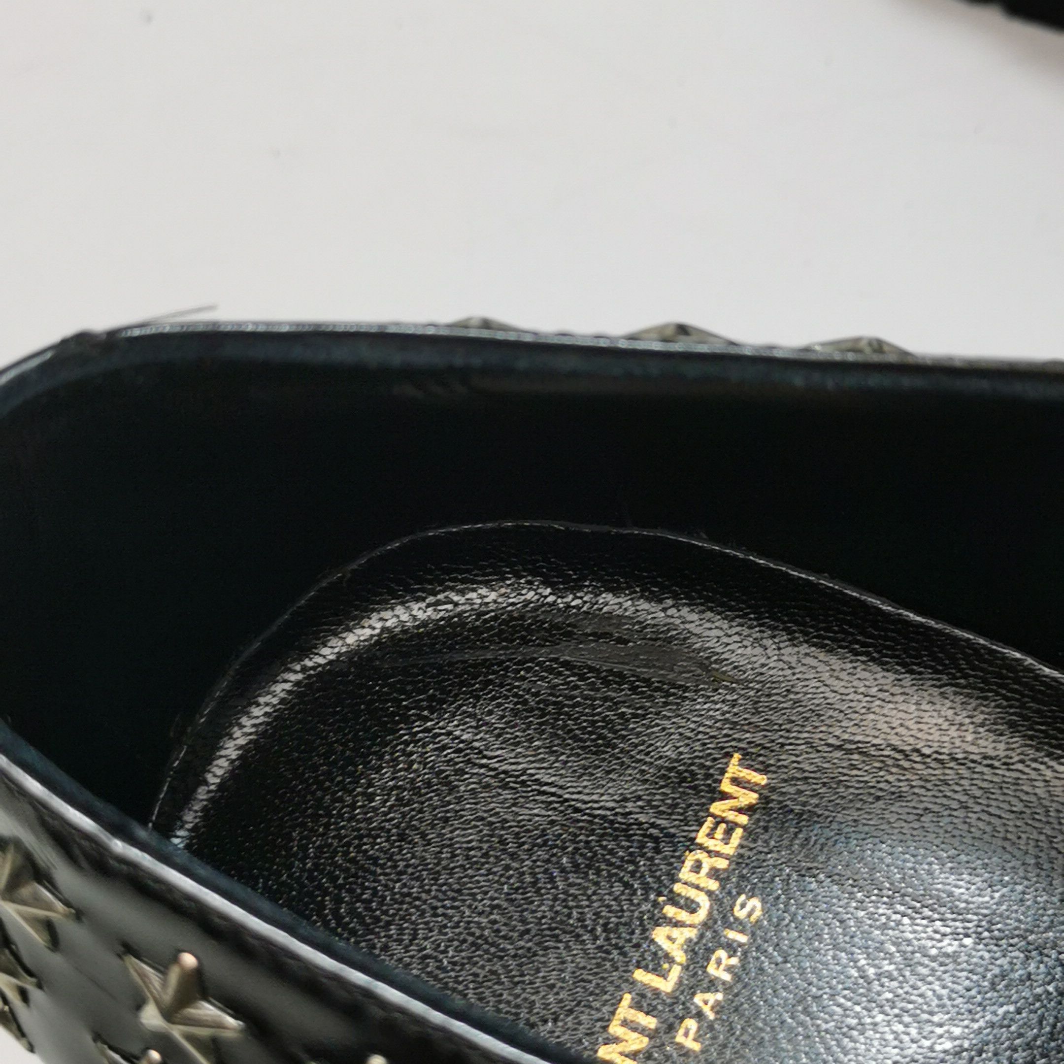 Saint Laurent Paris Saint Laurent Star Studded Leather Derby Size 40 Size US 7 / EU 40 - 14 Thumbnail