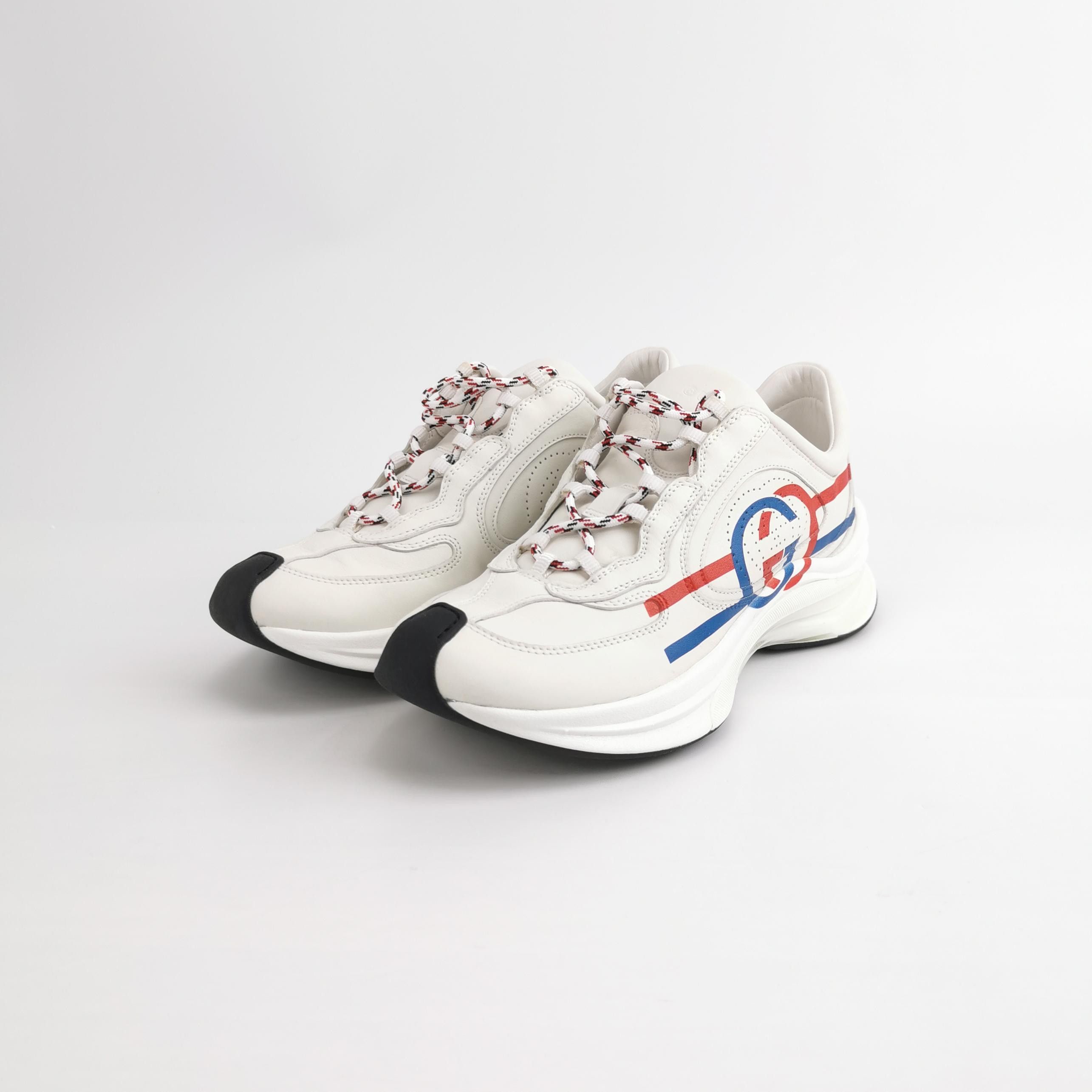 Gucci Gucci Run Interlocking G Logo Sneakers 39.5 Size US 6 / EU 39 - 3 Thumbnail