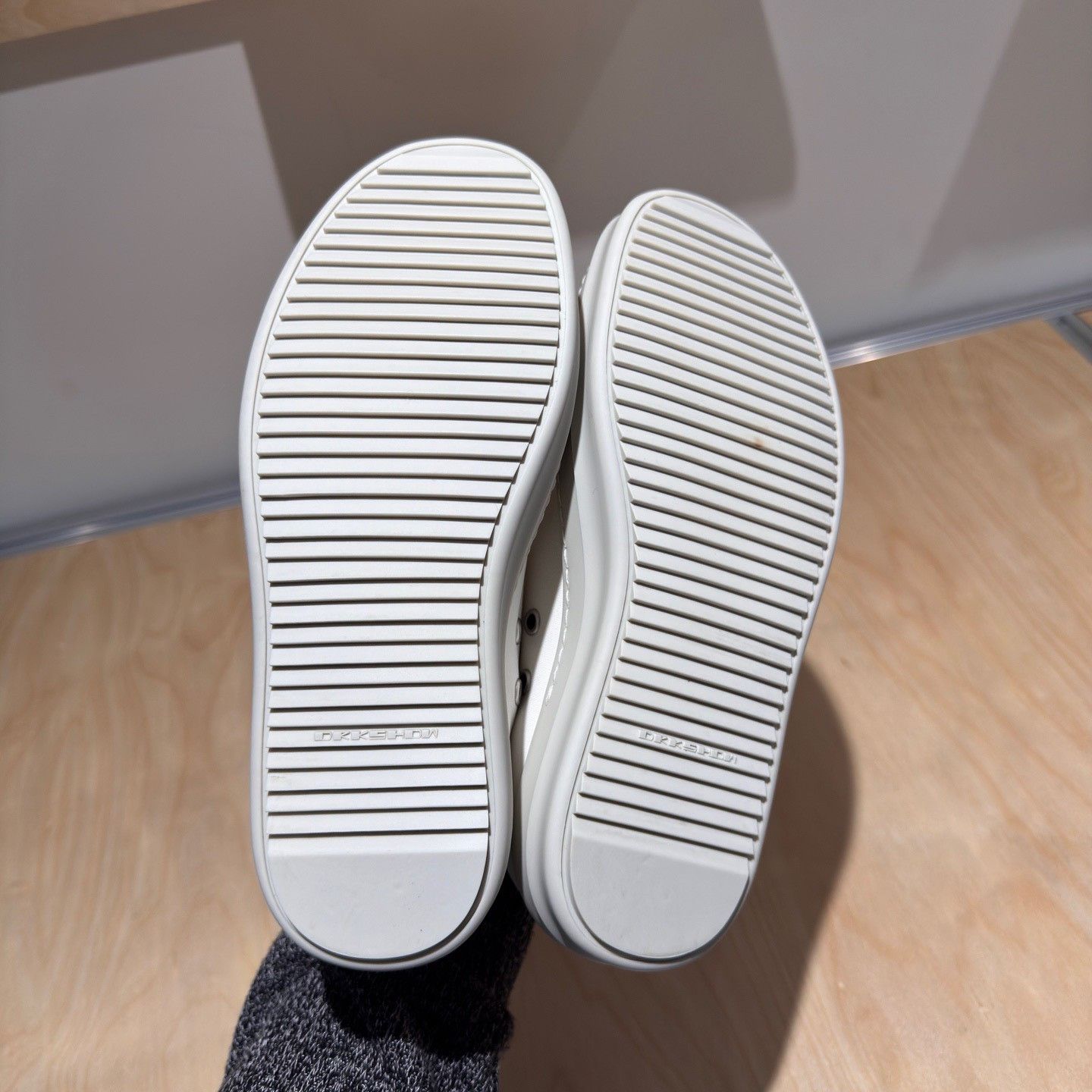 Rick Owens Rick Owens Canvas White Lowtop Sneakers us_8 Women Size US 8 / IT 38 - 9 Thumbnail